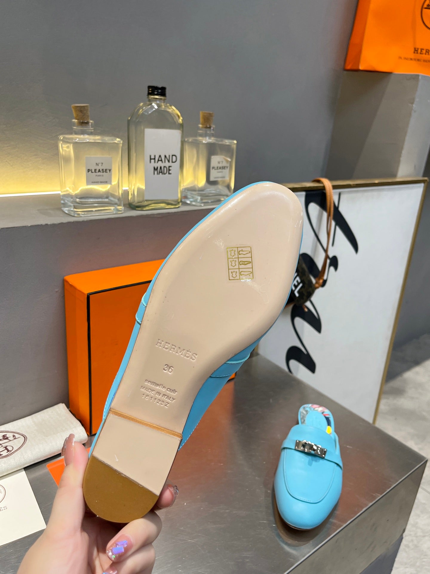 0Z MULE SKY CALFSKIN WITH PATTERN、mysite、Cacoeks