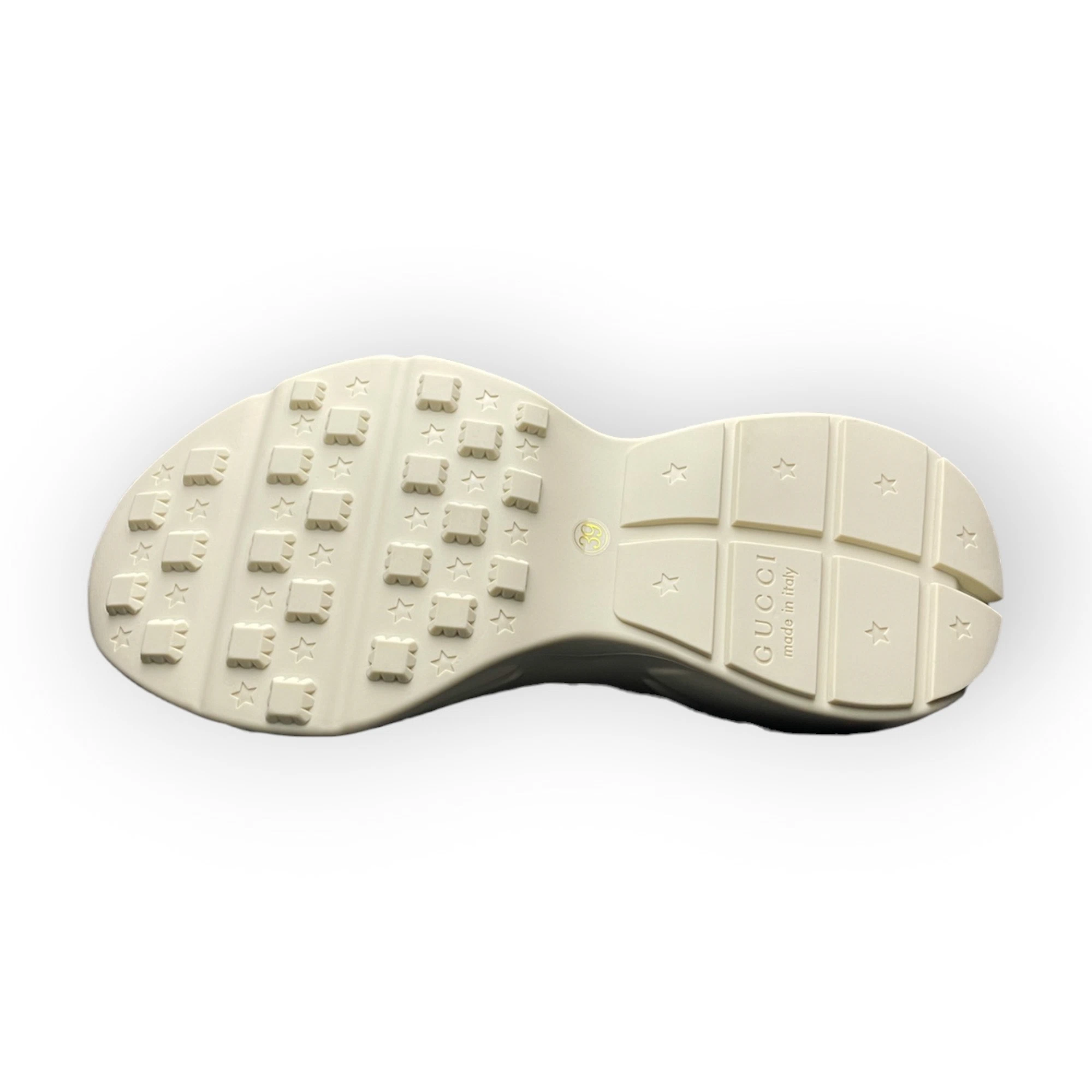 Gucci Rhyton Gucci Logo Leather Sneaker Off White、mysite、Cacoeks