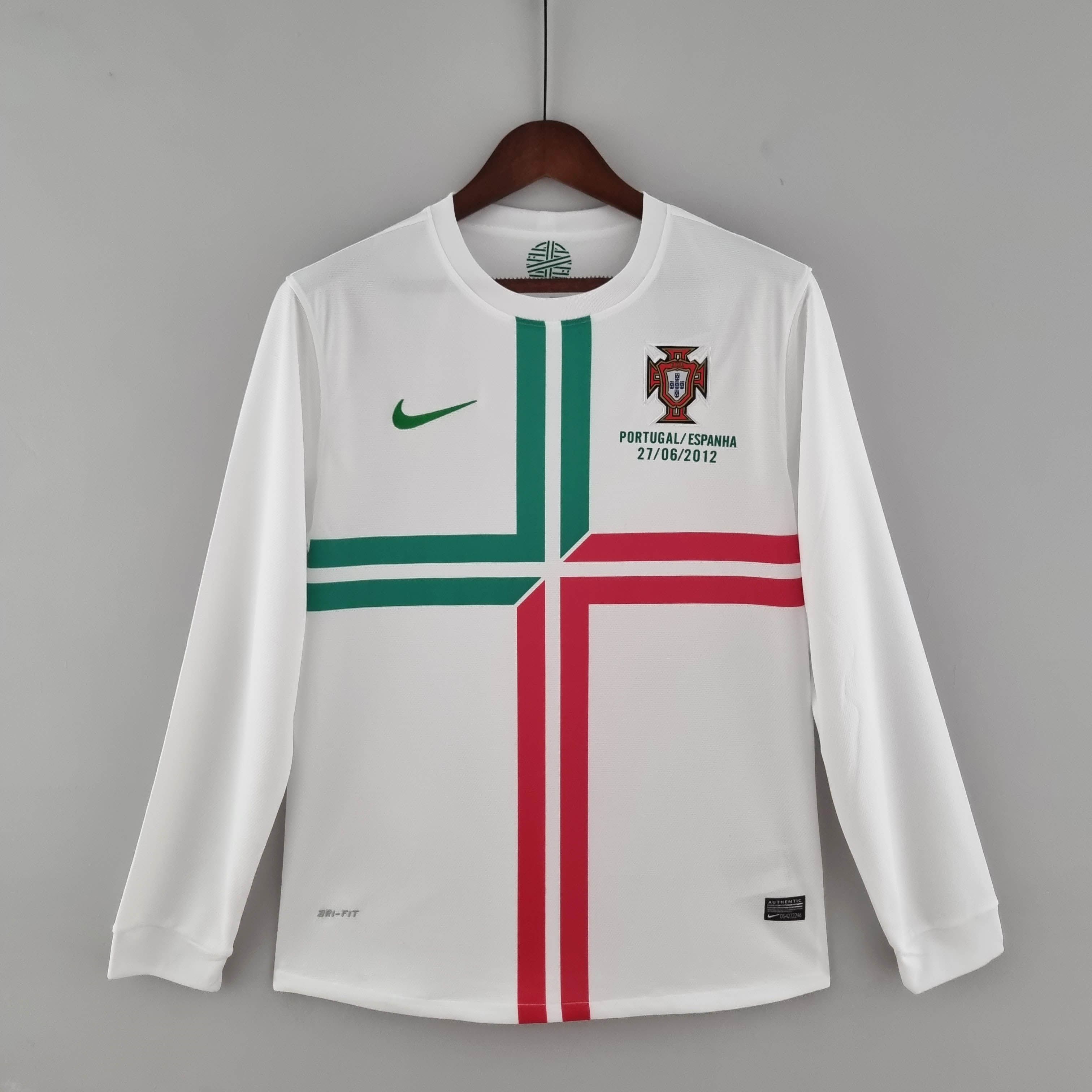 2012 Retro Long Sleeve Portugal Away Football Shirt-mysite Custom Football Kit- Nextkits