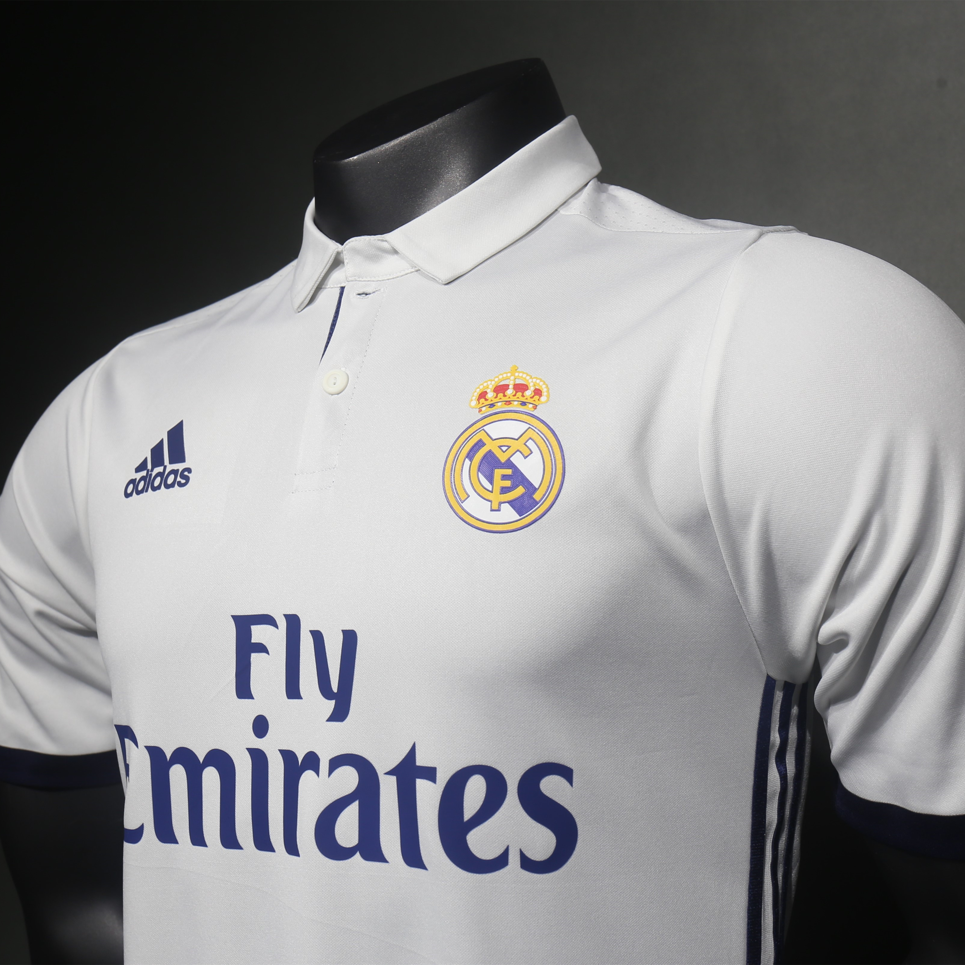 JerseysGala.com | Retro Real Madrid 16-17 Home Jersey - Player Version -Customize Name, Number and Patch | Worldwide Shipping