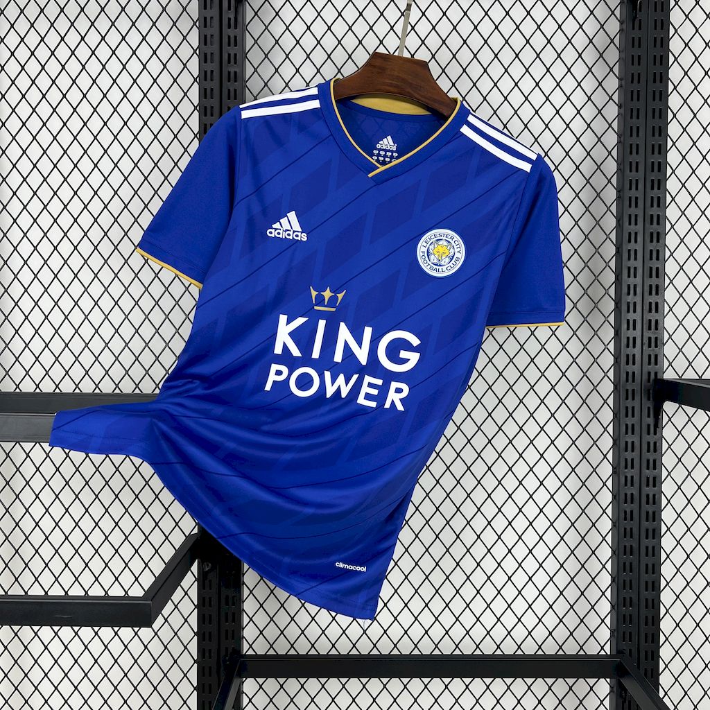 ManixJersey.com | Retro Leicester City 2018-19 Home Jersey -Customize Name, Number and Patch | Worldwide Shipping