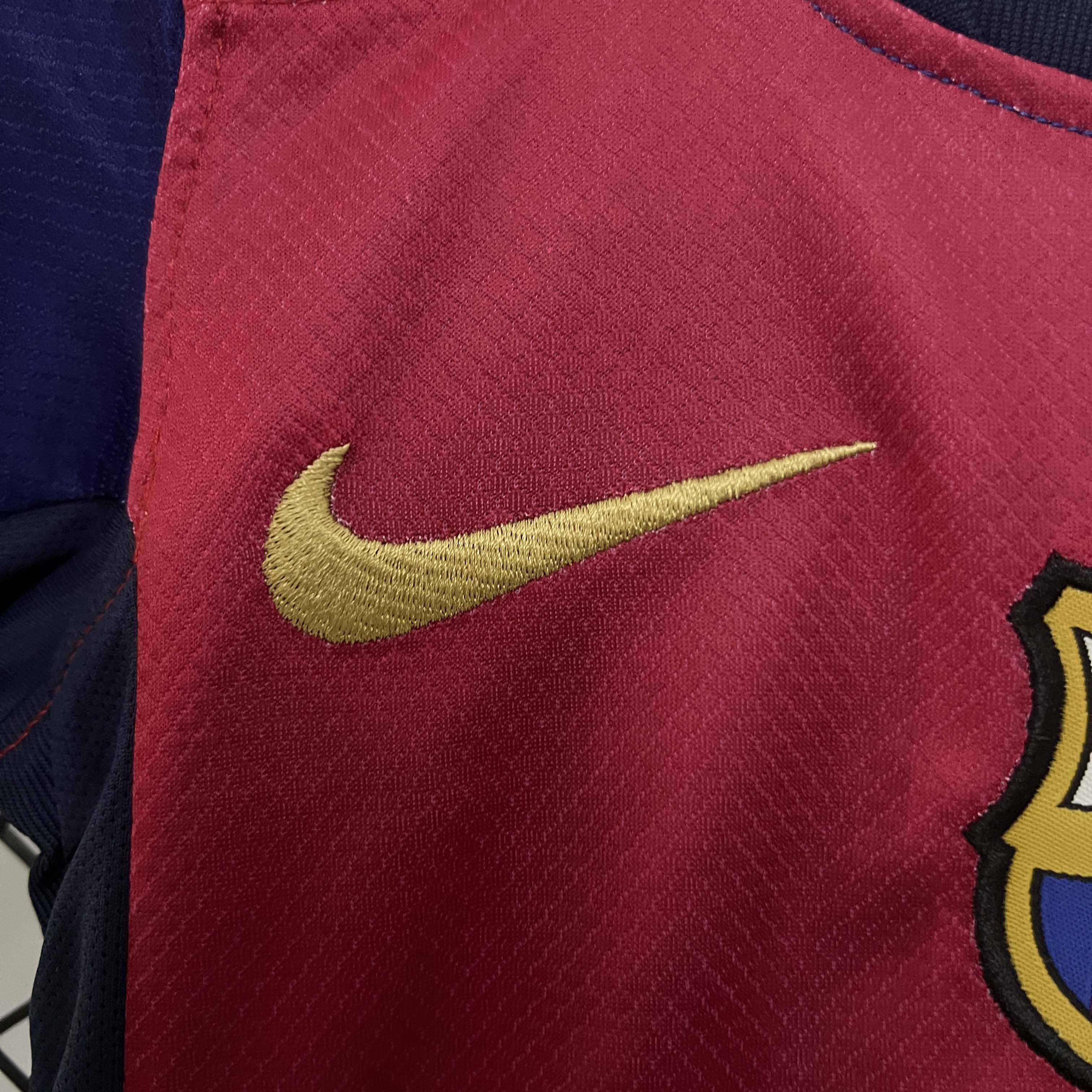 2024/2025 Barcelona Home Football Shirt 1:1 Thai Quality Kids Size:football jersey mysite: unitedjerseyfootball 邓江浪:football