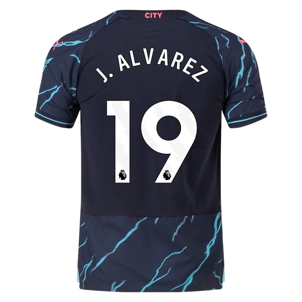 23/24 Manchester City #19 Julian Alvarez Third Jersey-mysite Custom Football Kit- Nextkits