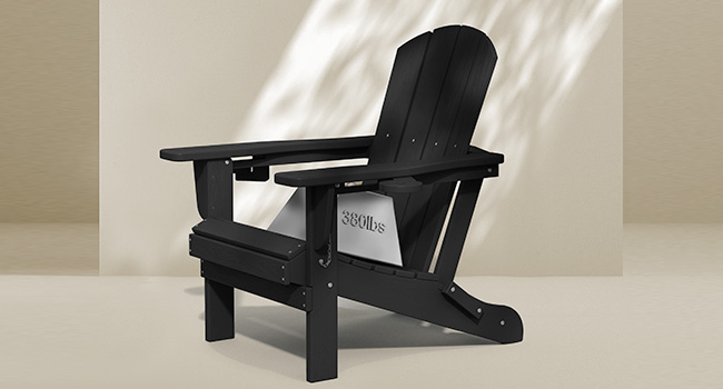 folding adirondack chair.
