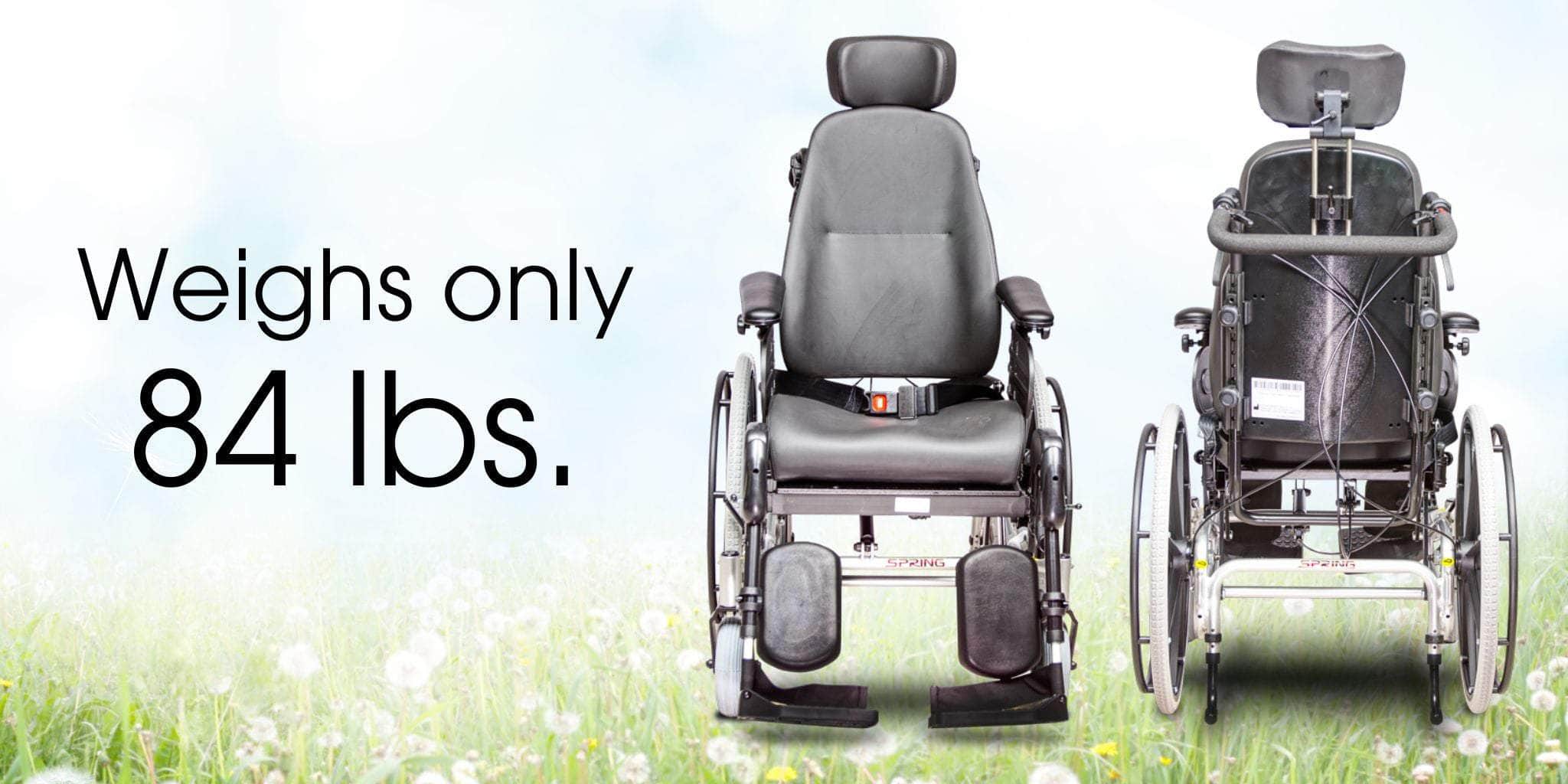 hw1 spring by ev rider tilt-n-space manual wheelchair