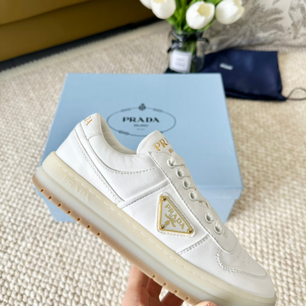 PRA DOWNTOWN NAPPA SNEAKERS WHITE CALFSKIN、mysite、Cacoeks