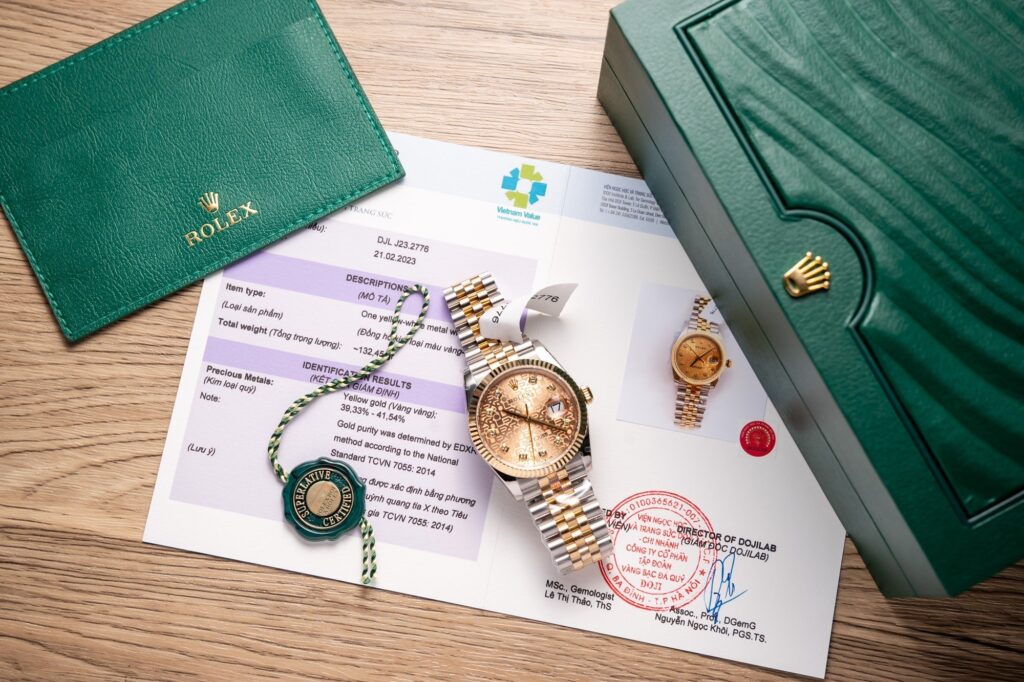 Đồng Hồ Rolex DateJust Bọc Vàng 18K Mặt Vi Tính GM Factory 36mm (8)
