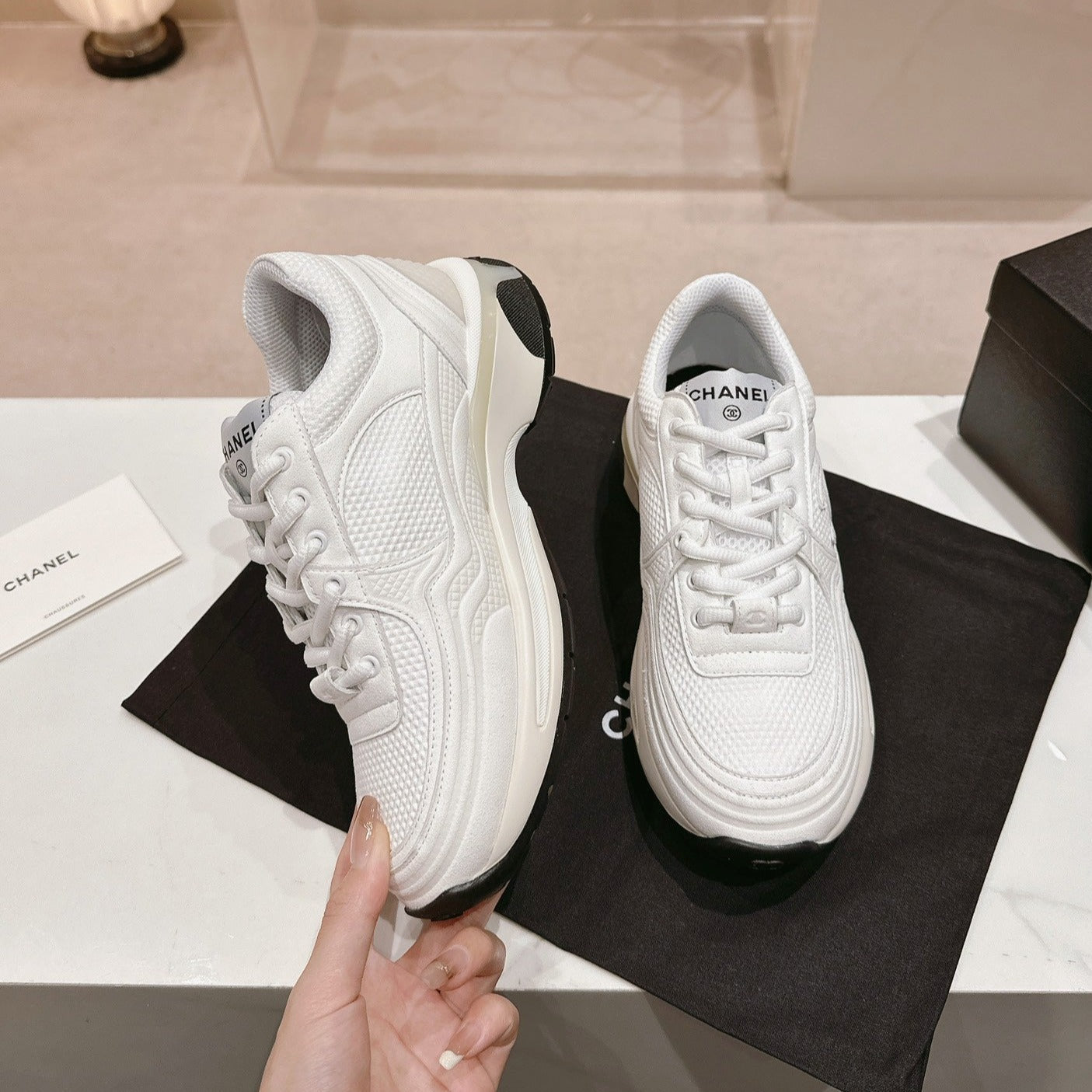 Women's White Sneaker Breathable mesh、mysite、Cacoeks