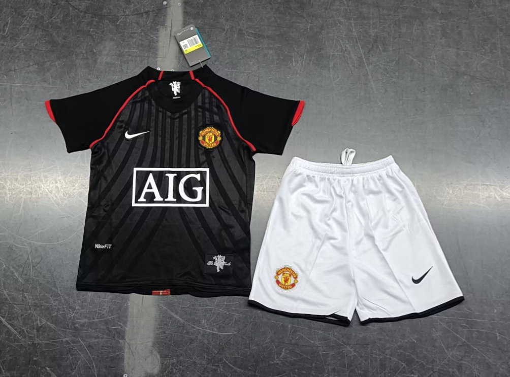07/08 Retro Manchester United Away Football Shirt Kids Size Suit-mysite Custom Football Kit- Nextkits