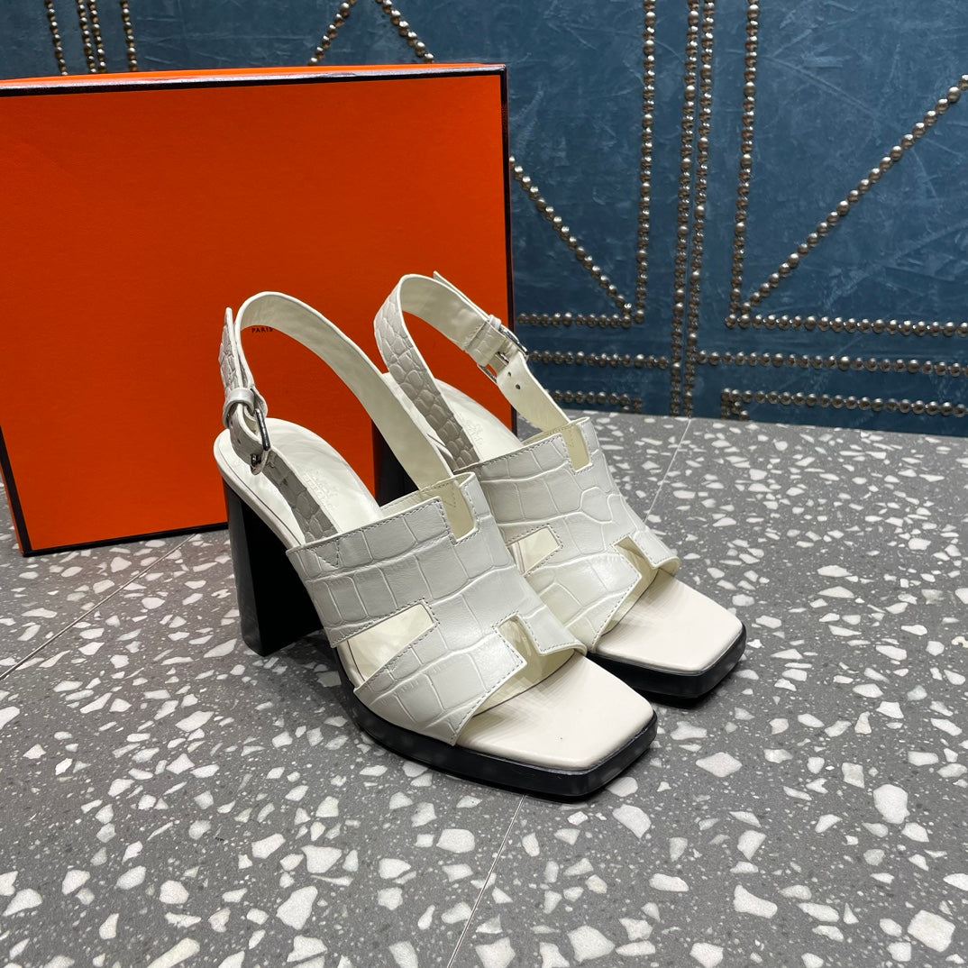ERIS SANDAL 95 WHITE CALFSKIN、mysite、Cacoeks
