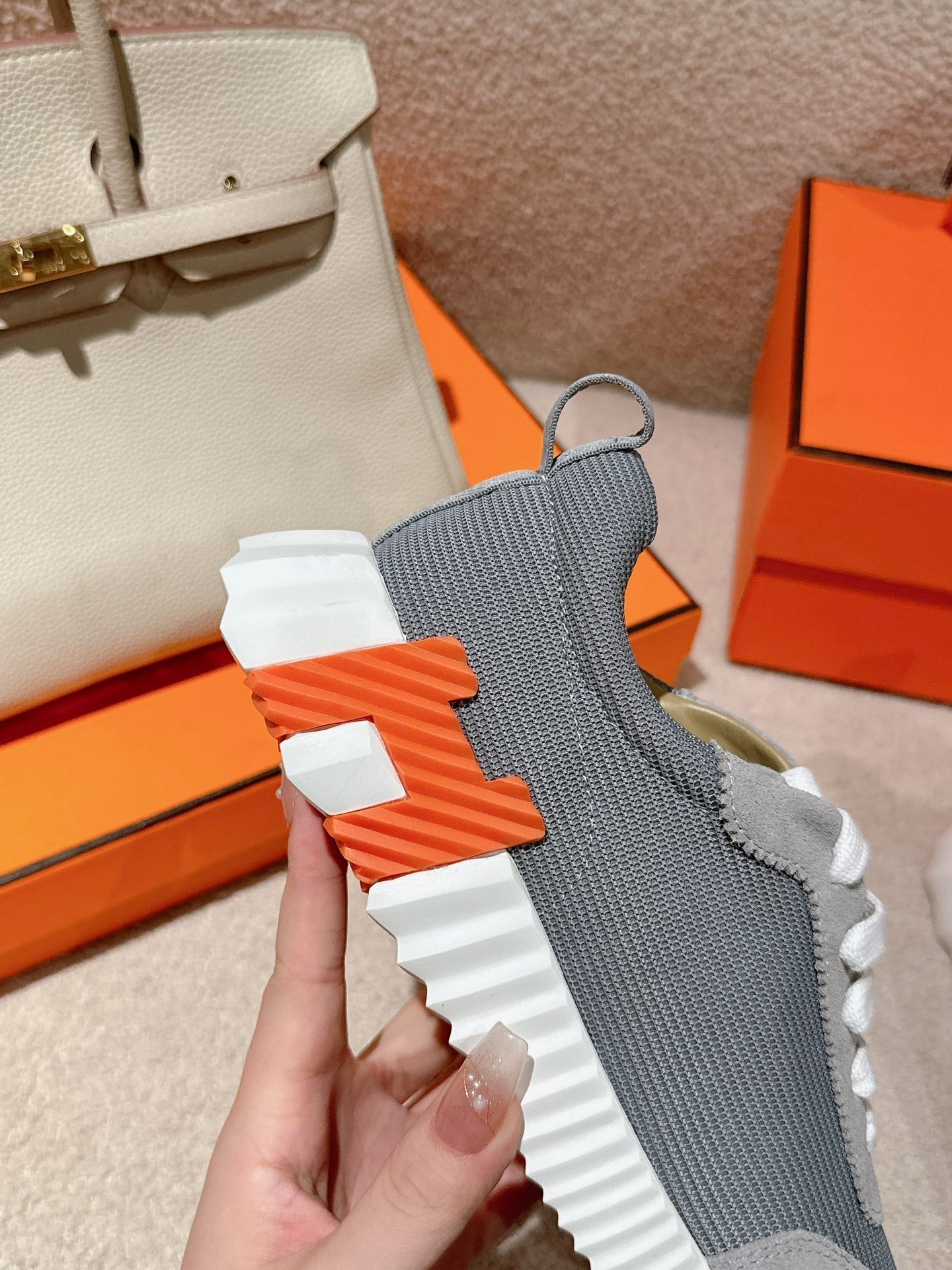 MAINLAND SNEAKER IN ASH GRAY SUEDE AND SHARK GRAY BREATHABLE MESH FABRIC、mysite、Cacoeks