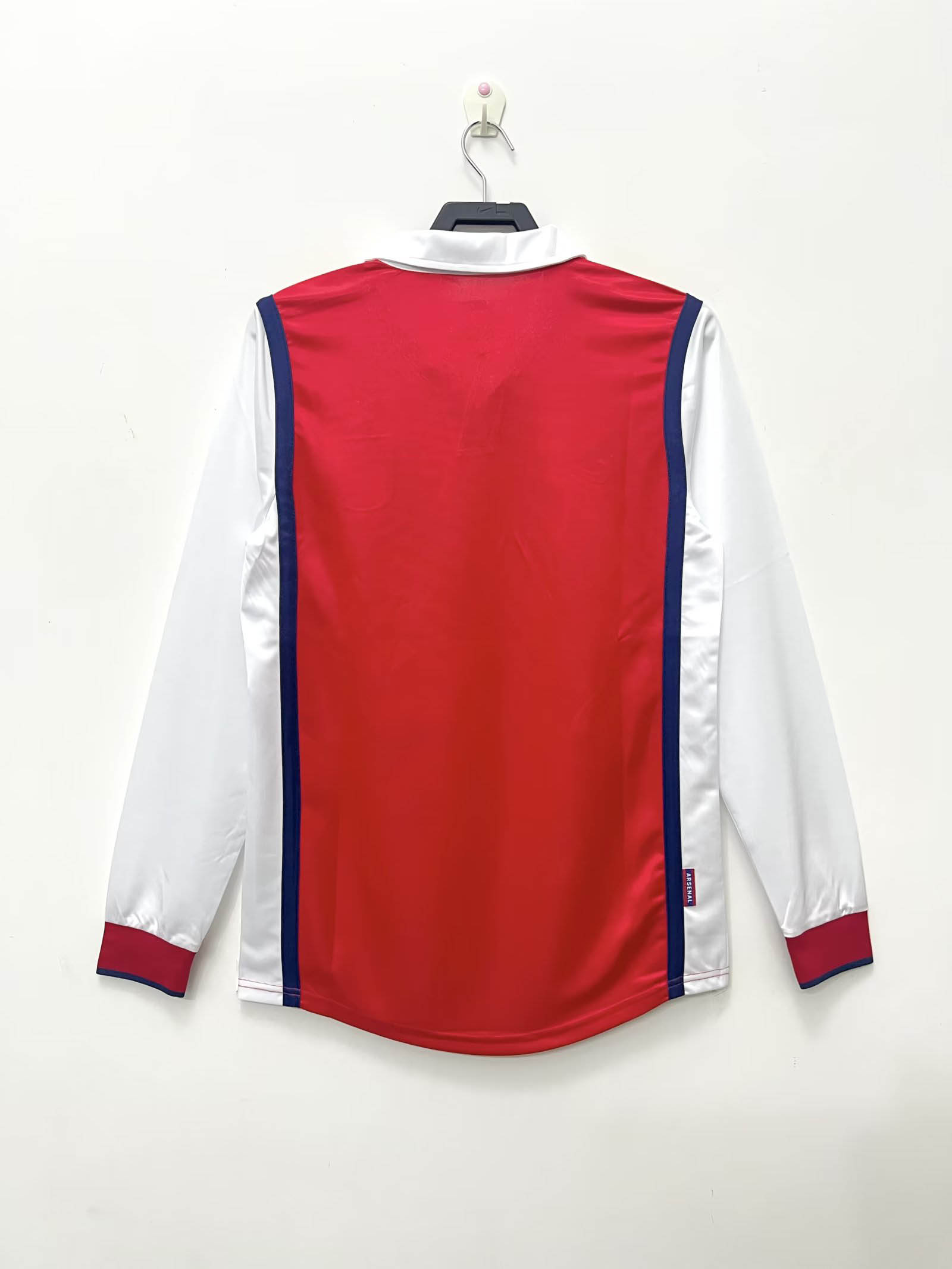 1998/1999 Retro Long Sleeve Arsenal Home Football Shirt 1:1 Thai Quality:football jersey mysite: unitedjerseyfootball 邓江浪:football