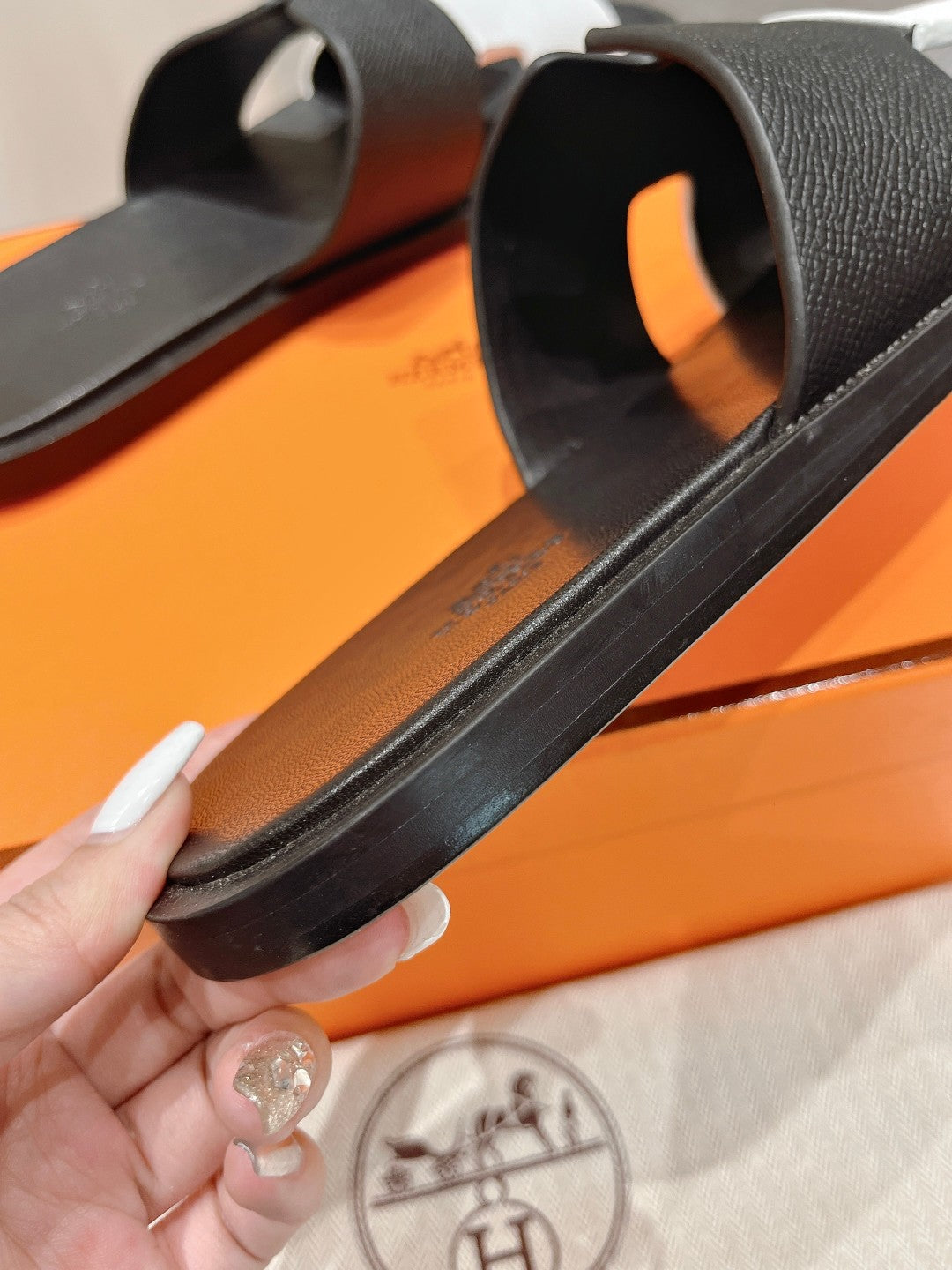 IZMIR SANDAL BLACK MIX WHITE LAMBSKIN、mysite、Cacoeks