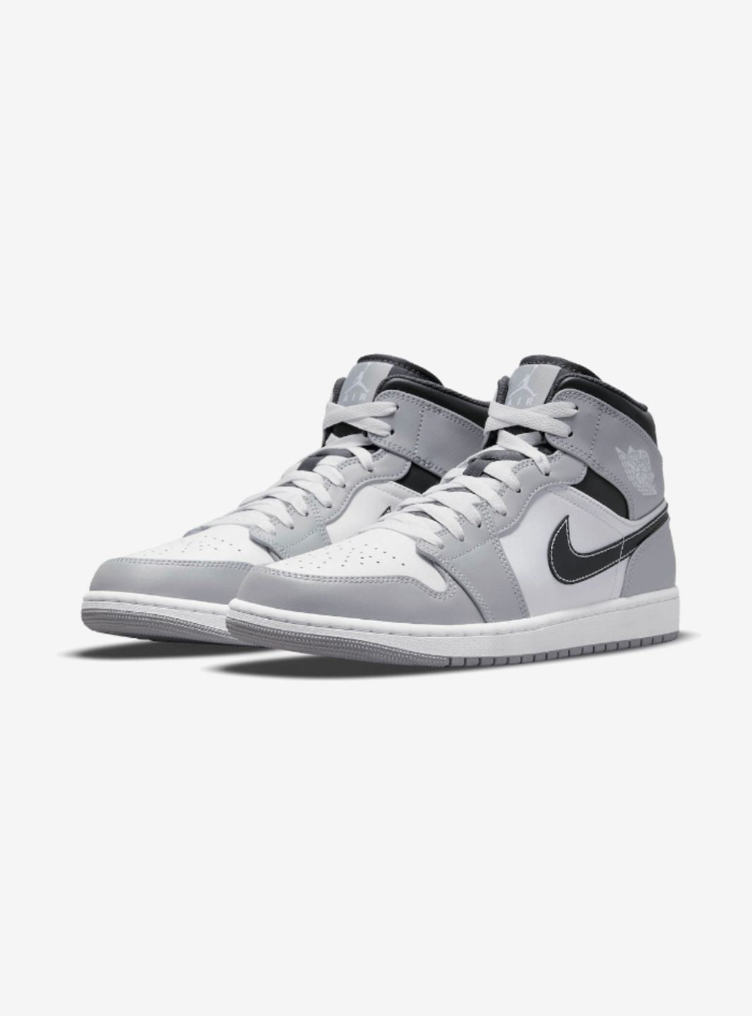 Air Jordan 1 Mid Light Smoke Grey Anthracite、JORDAN、Cacoeks