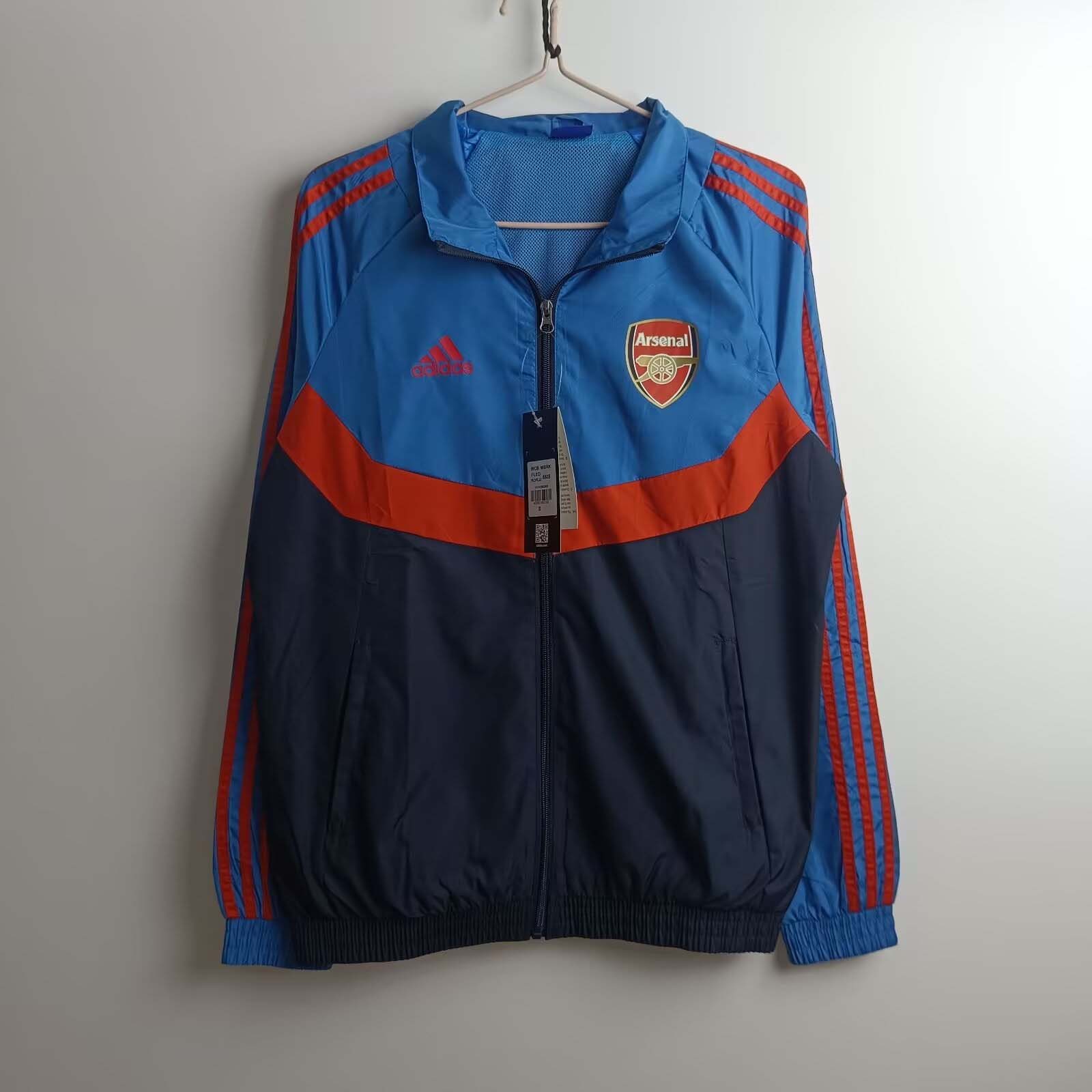 2024/2025 Arsenal Windbreaker Dark blue Soccer Jersey 1:1 Thai Quality:football jersey mysite: unitedjerseyfootball 邓江浪:football