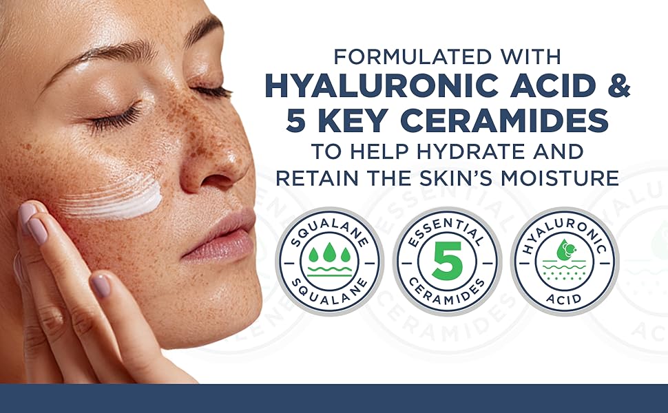 vani cream hyualuronic squalance ceramides acid facial face men women moisture hydration lotion