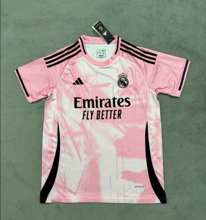 2024/2025 Real Madrid Special Edition Pink Football Shirt1:1 Thai Quality:football jersey mysite: unitedjerseyfootball 邓江浪:football