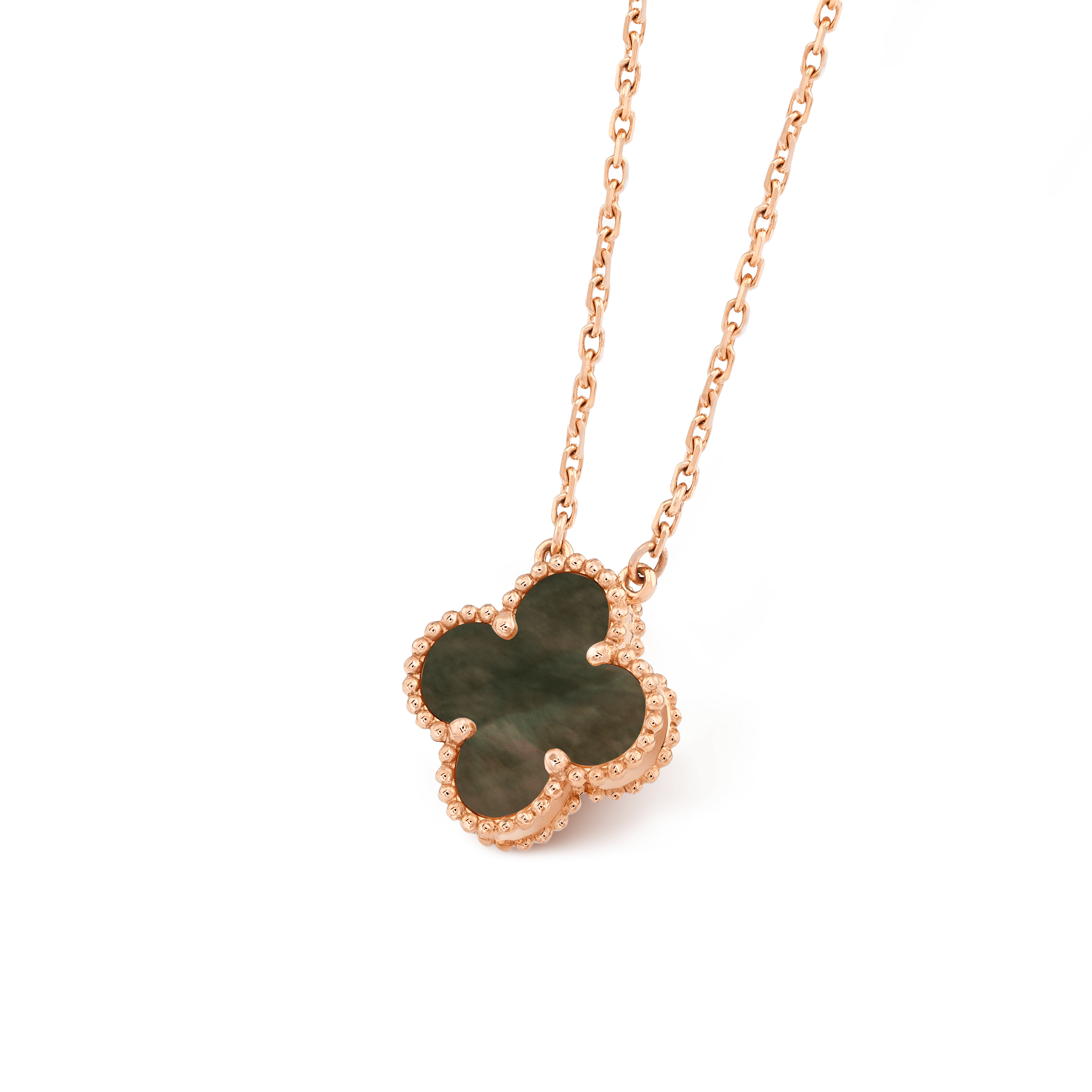 ヴィンテージ アルハンブラ ペンダント, ローズ ゴールド, マザー オブ パール:1 石, Three Fourth, Jewelry Pendent