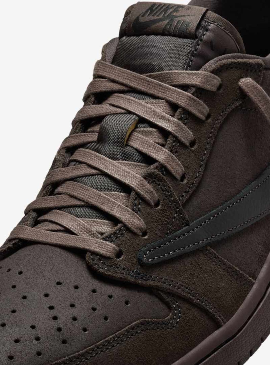 Air Jordan 1 Retro Low OG SP Travis Scott Velvet Brown、JORDAN、Cacoeks