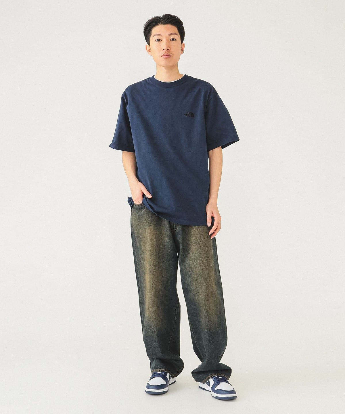 BEAMS x THE NORTH FACE PURPLE LABEL Logo S/S T-shirt  N25SI112 