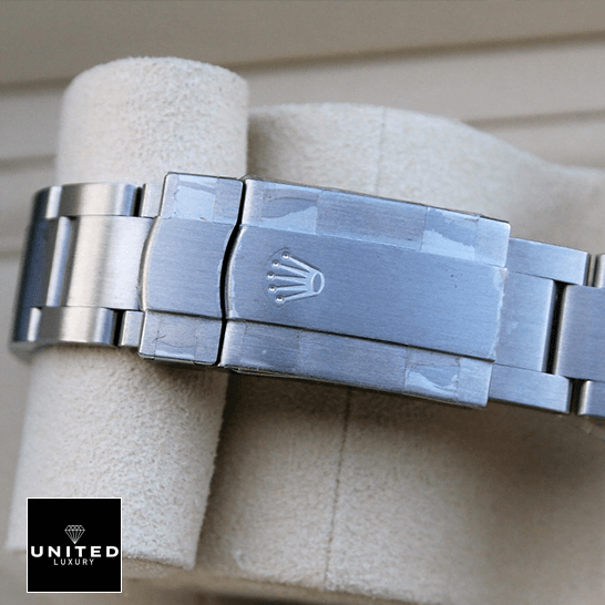 Rolex Air King Stainless Steel White Dial 114200 Replica 6 Rolex Stainless Steel Replica clasp on the rolex logo in rolex box