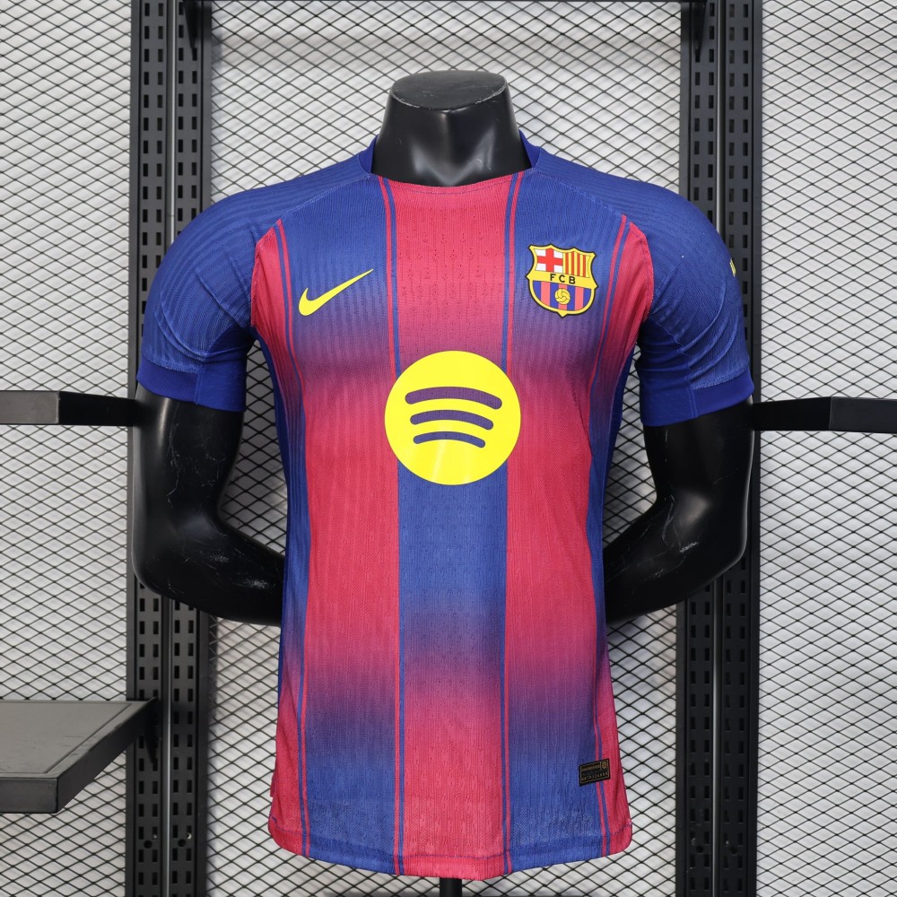 25/26 Player Version Barcelona Home Football Shirt-mysite Custom Football Kit- Nextkits