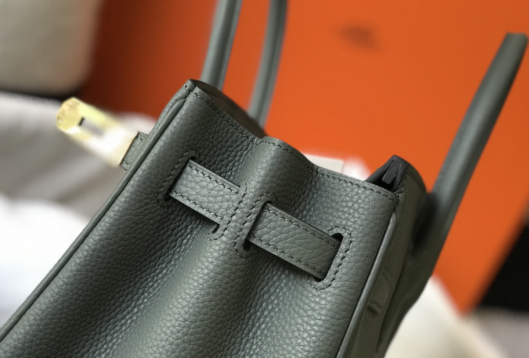 Hermes Birkin 30CM 35CM Togo Leather Almond Green With Gold