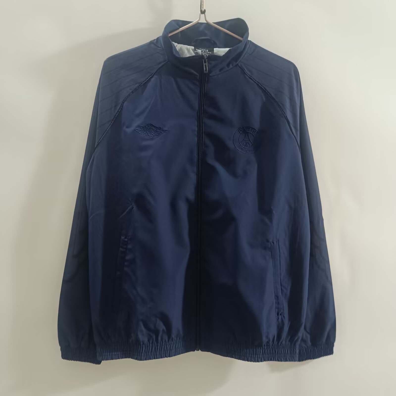 2025/2026 PSG Windbreaker Navy blue Football Shirt 1:1 Thai Quality:football jersey mysite: unitedjerseyfootball 邓江浪:football