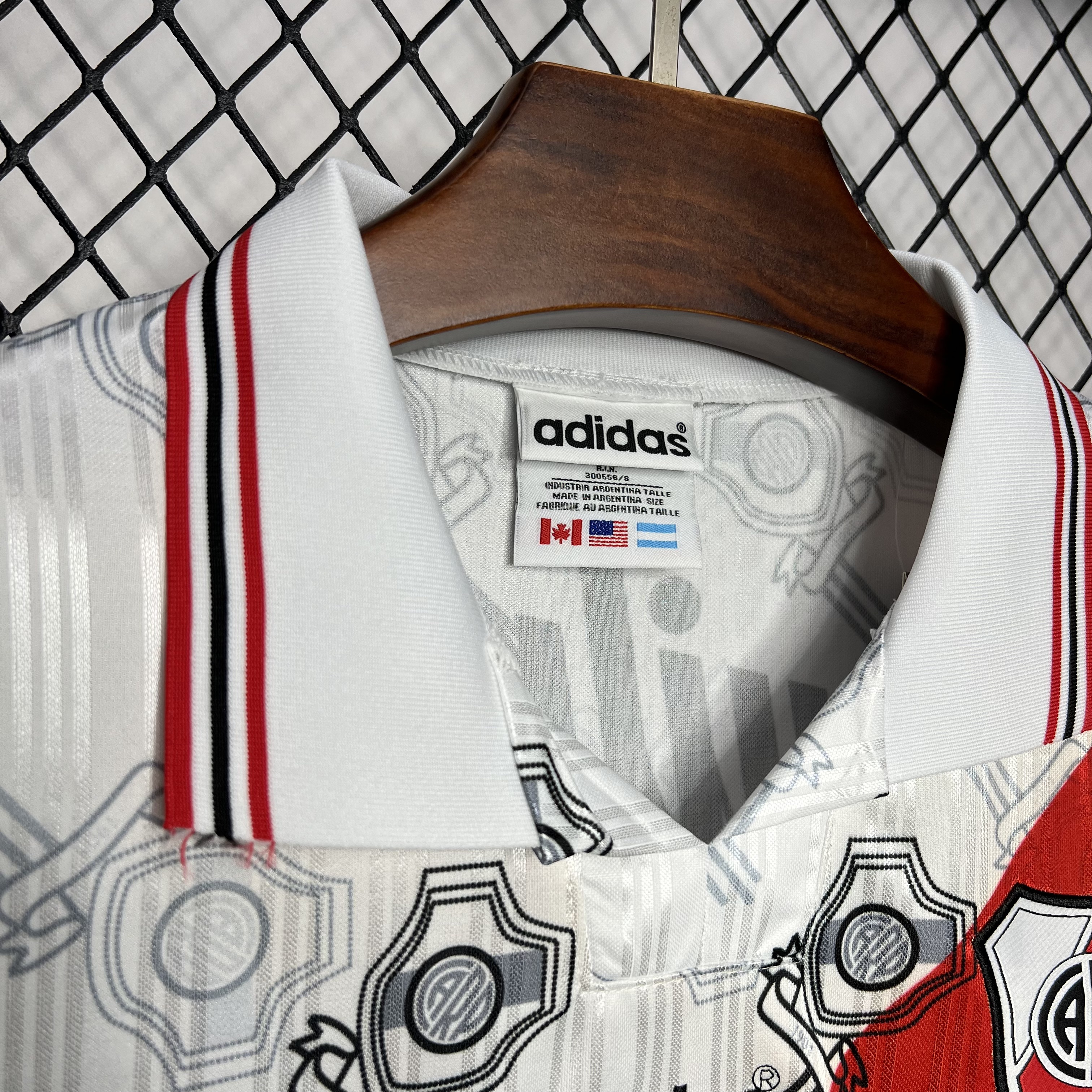 Higojerseys-Retro River Plate 1996-97 Home Stadium Jersey
