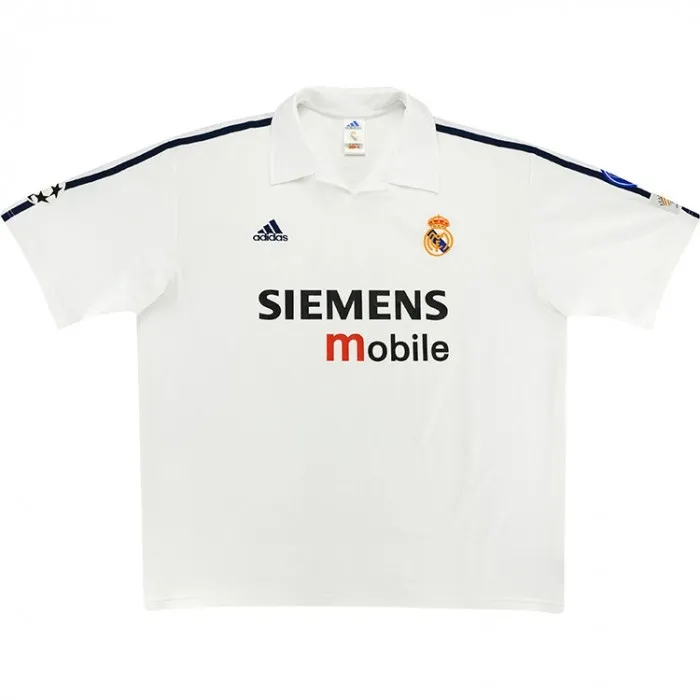 02-03 Real Madrid home soccer jersey-Retro version: Ajax 24-25 Home Stadium Jersey - Fans Version mysite: Adidas luxuryfootballshirts.com: https://www.luxuryfootballshirts.com/