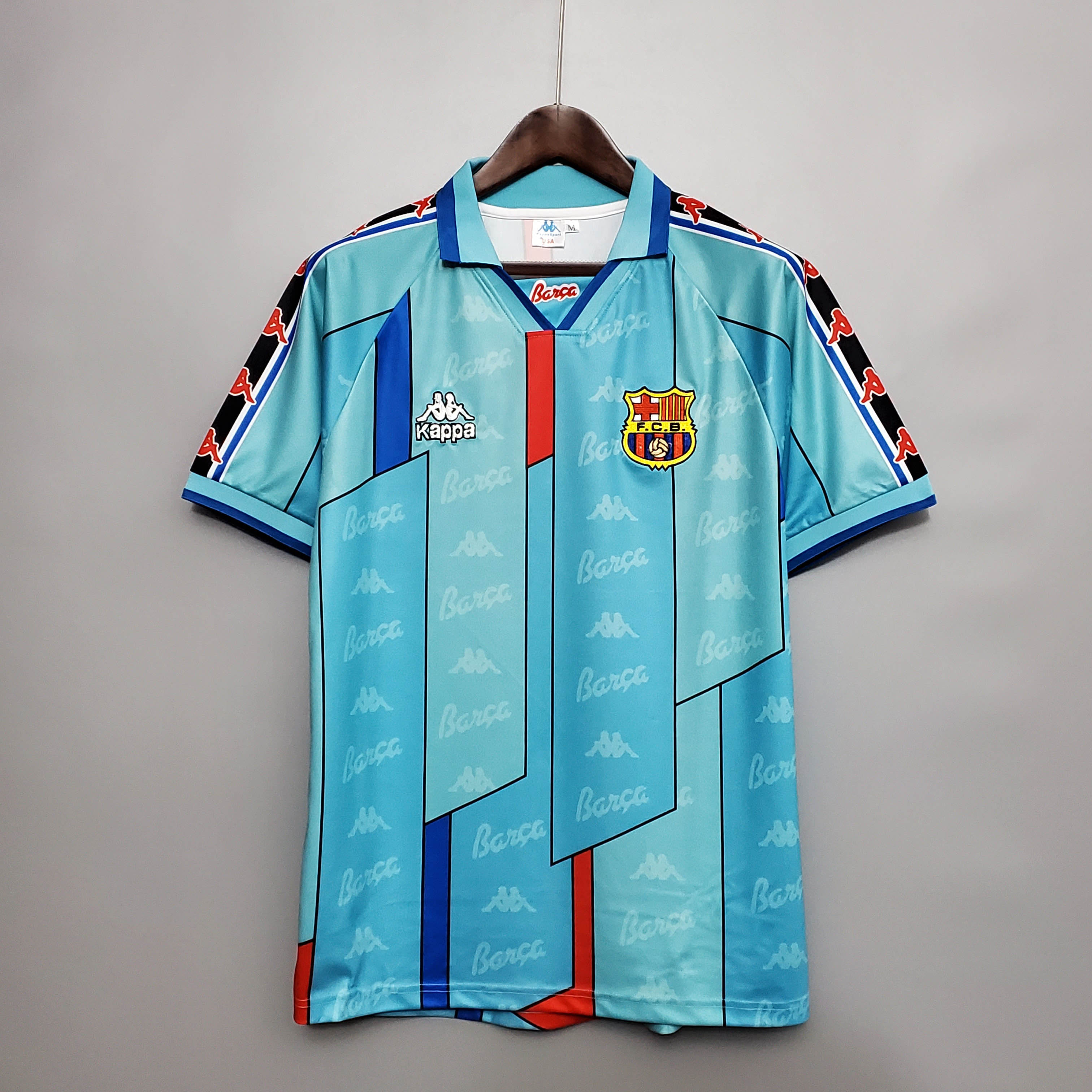 1996/1997 Retro Barcelona Away Football Shirt 1:1 Thai Quality:football jersey mysite: unitedjerseyfootball 邓江浪:football