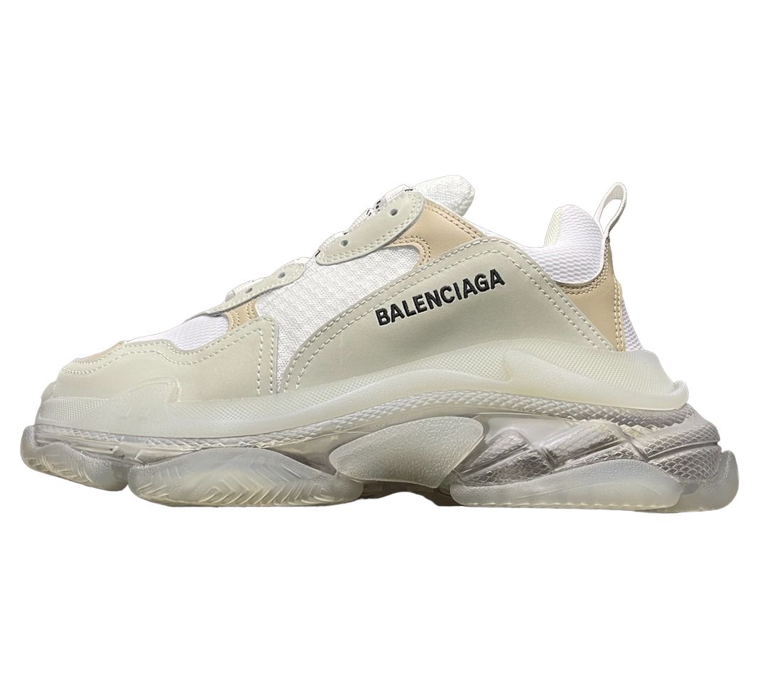 Balenciaga Triple S Sneaker Clear Sole in Beige、mysite、Cacoeks