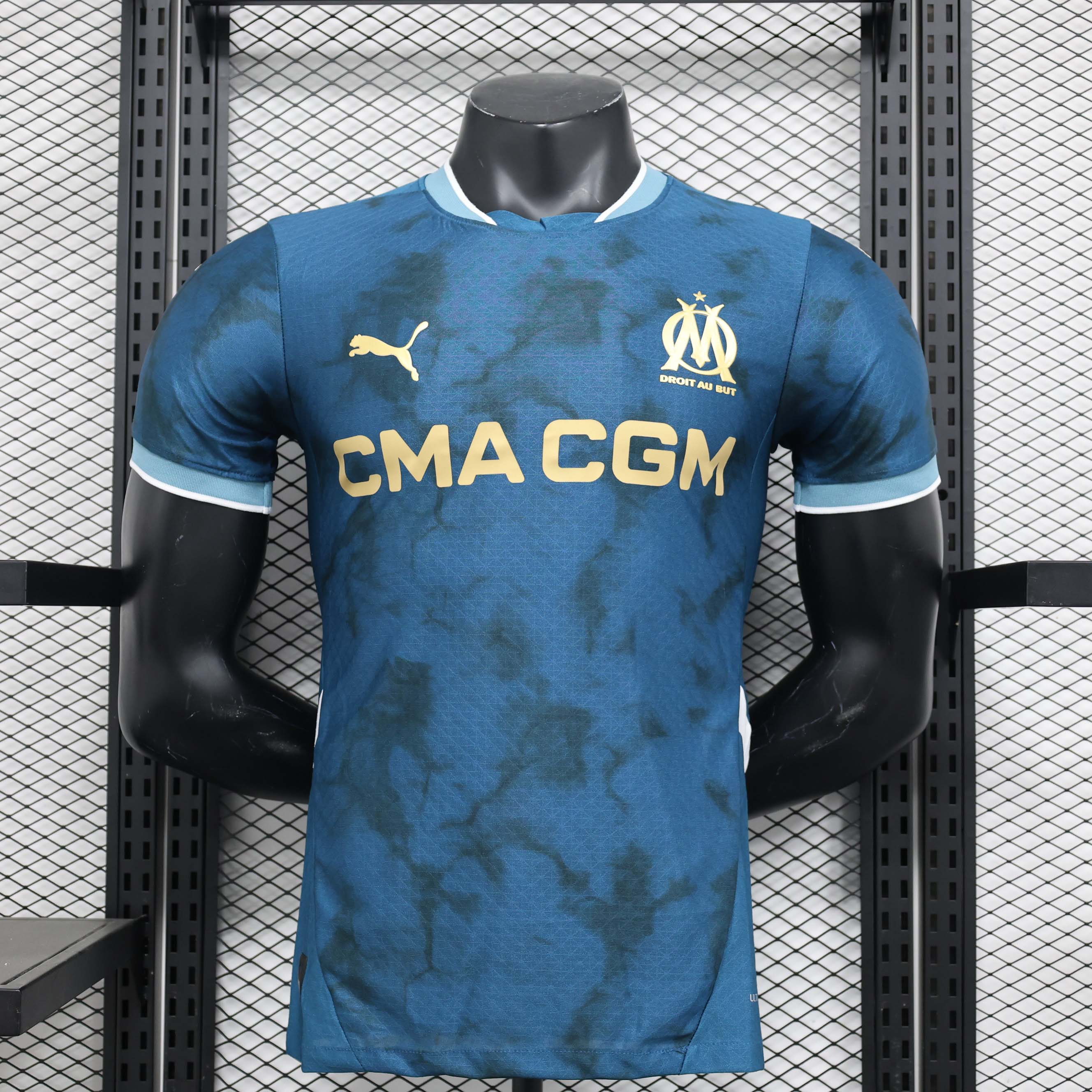 2024/2025 Player Version Olympique de Marseille Away Football Shirt 1:1 Thai Quality:football jersey mysite: unitedjerseyfootball 邓江浪:football