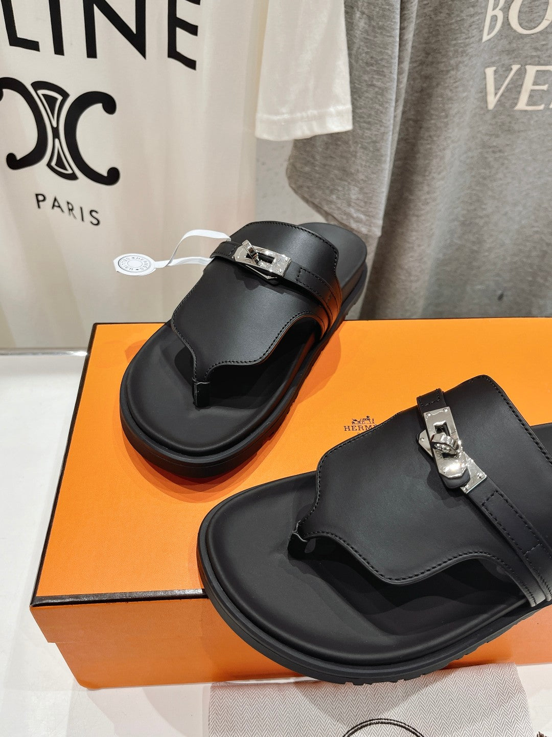 EMPIRE SANDAL BLACK CALFSKIN、mysite、Cacoeks