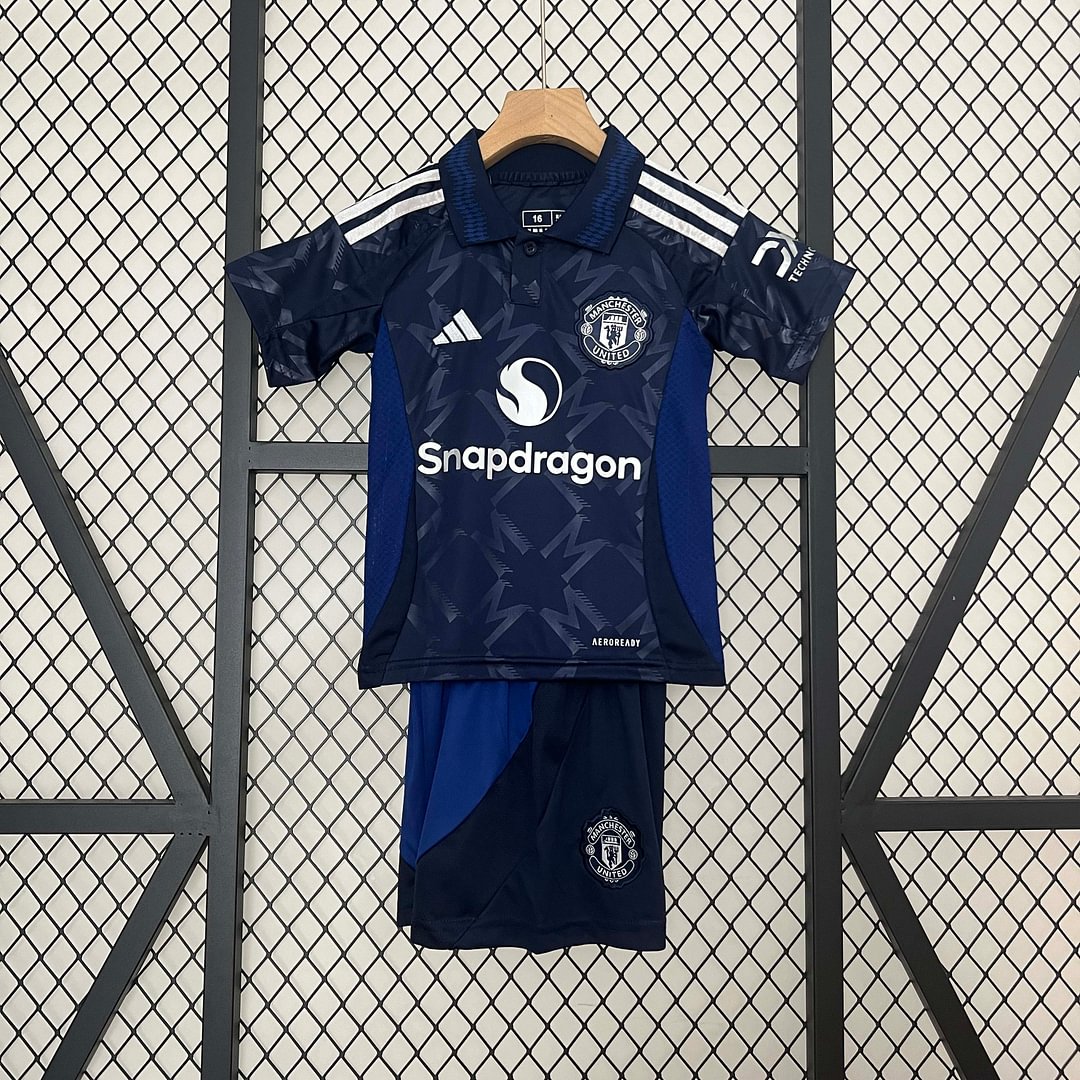 24/25 Manchester United Away Football Shirt Kids Size Suit-mysite Custom Football Kit- Nextkits