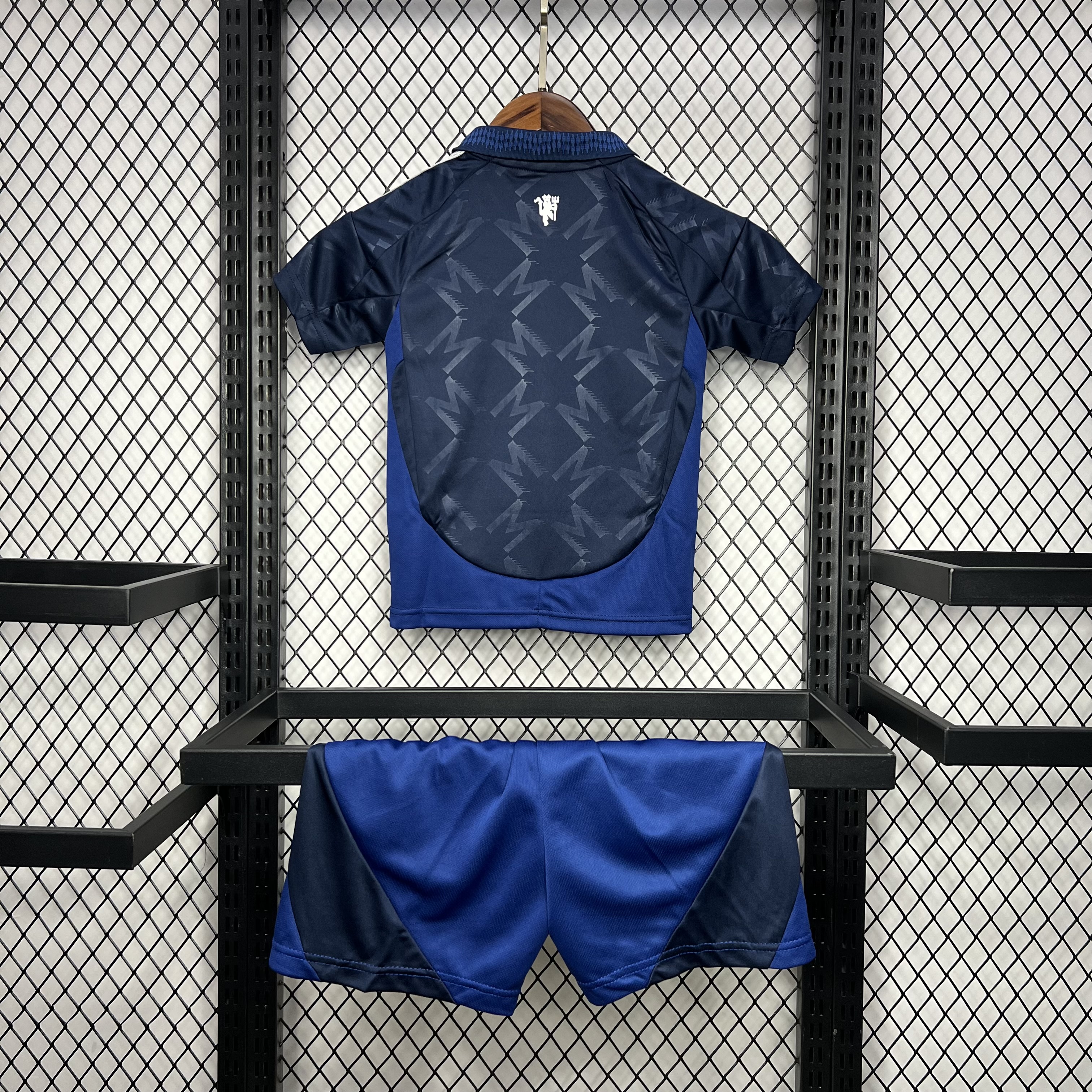 Higojerseys-Manchester United 24-25 Away Kids Kit