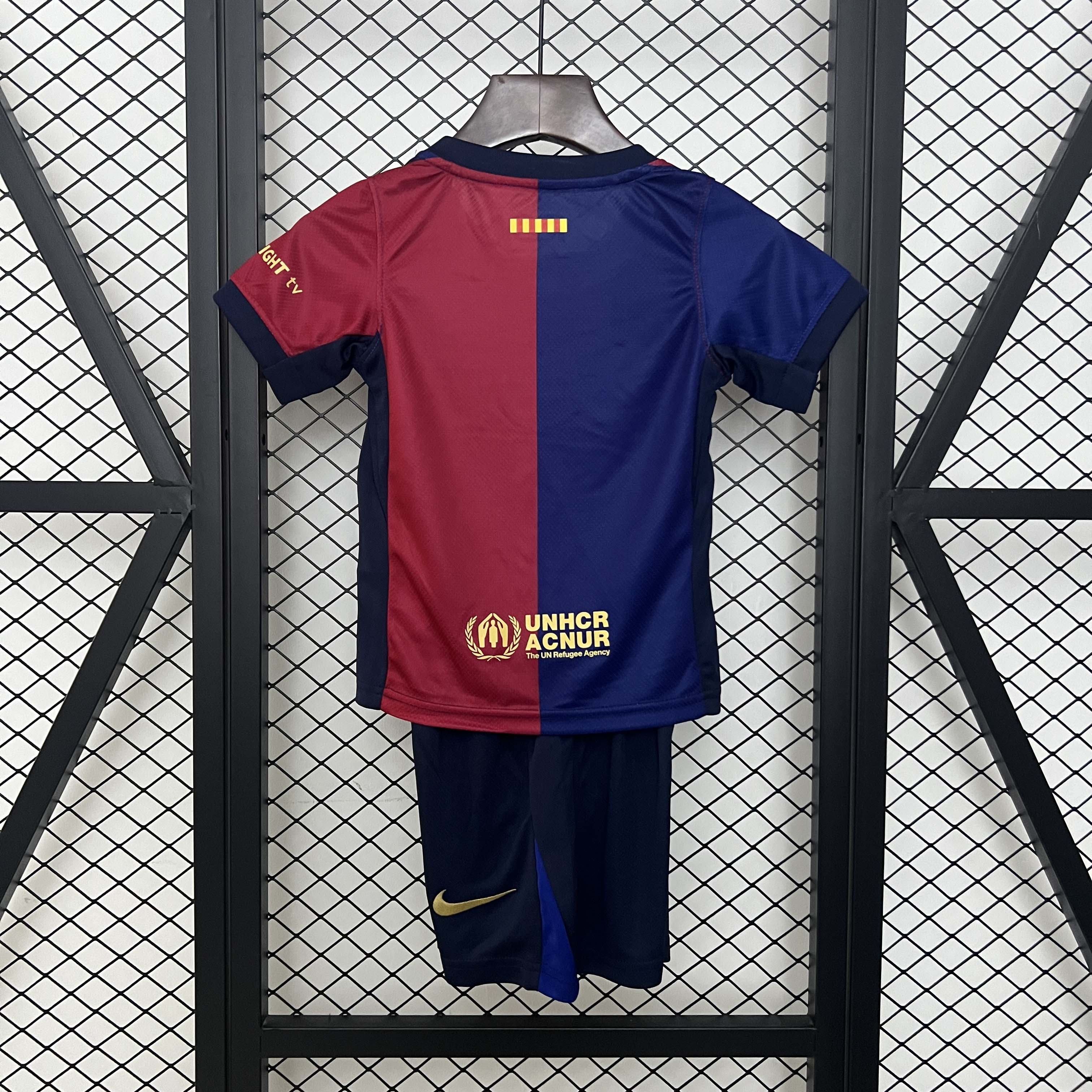 2024/2025 Barcelona Home Football Shirt 1:1 Thai Quality Kids Size:football jersey mysite: unitedjerseyfootball 邓江浪:football