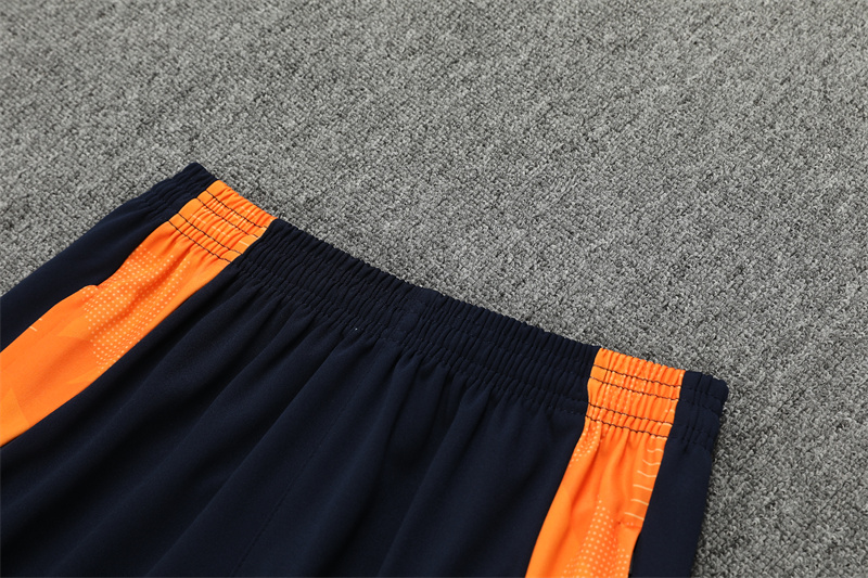 ManixJersey.com | Real Madrid 24-25 Long Sleeve Training Set - Blue & Orange -Customize Name, Number and Patch | Worldwide Shipping