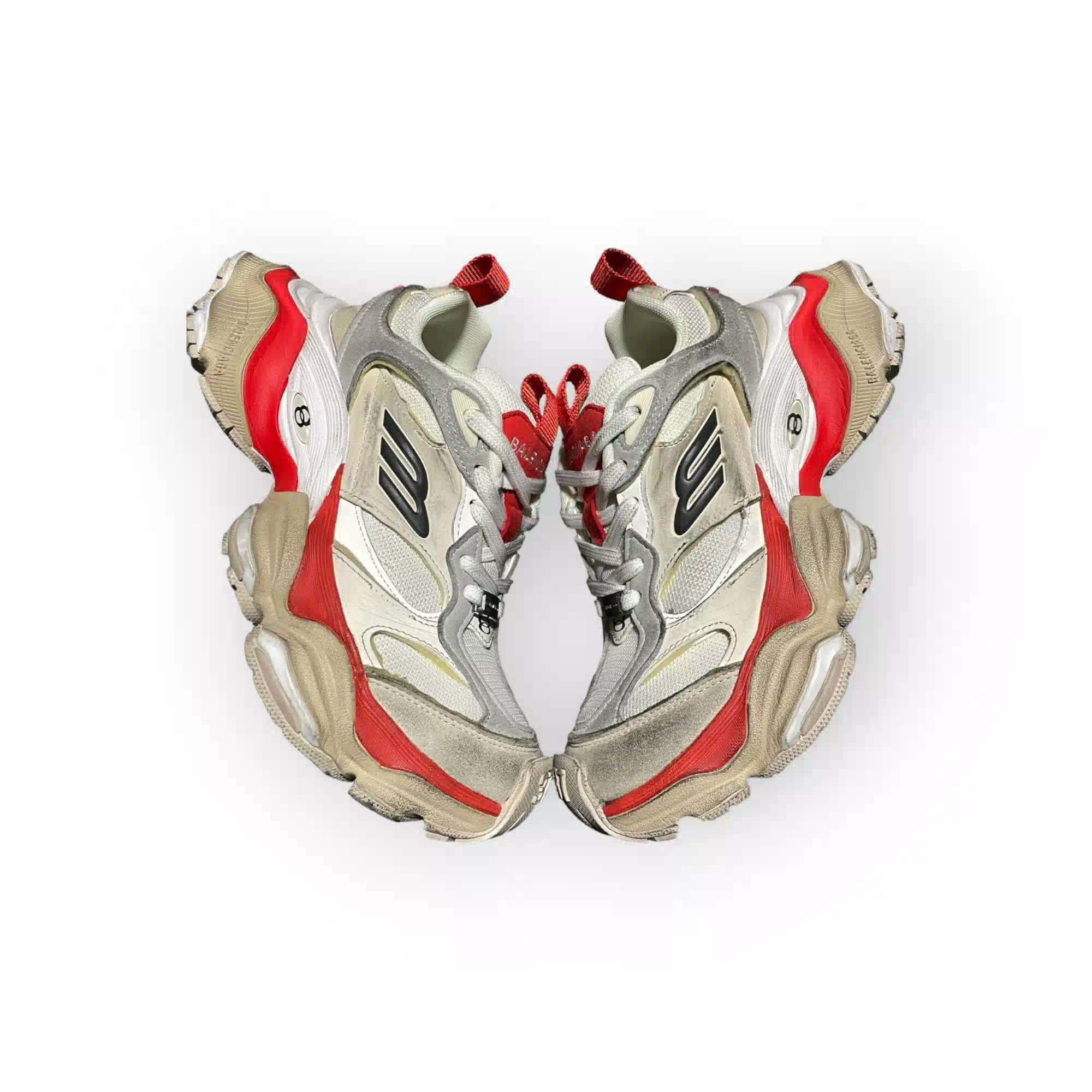 Balenciaga Cargo Sneaker In Beige Grey Red、mysite、Cacoeks