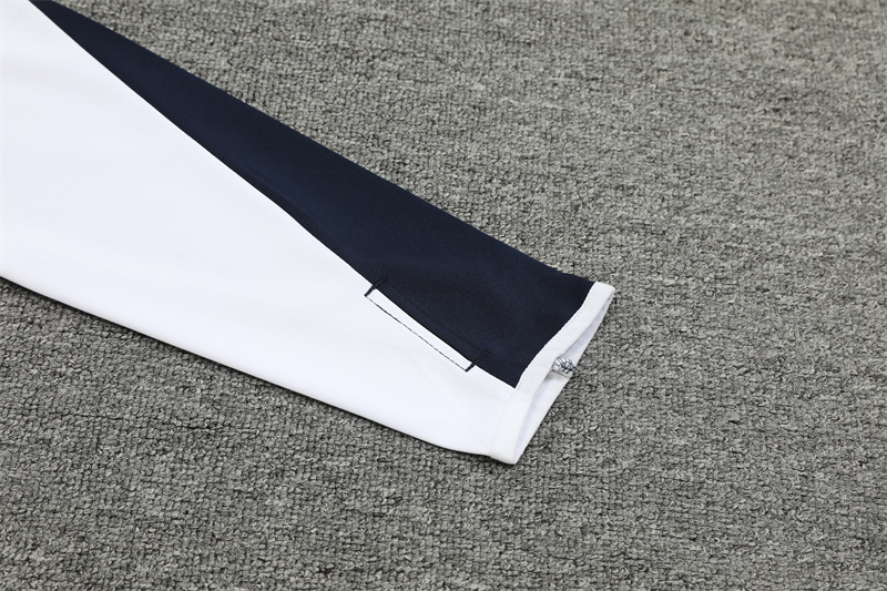 ManixJersey.com | Real Madrid 24-25 Long Sleeve Training Set - White -Customize Name, Number and Patch | Worldwide Shipping