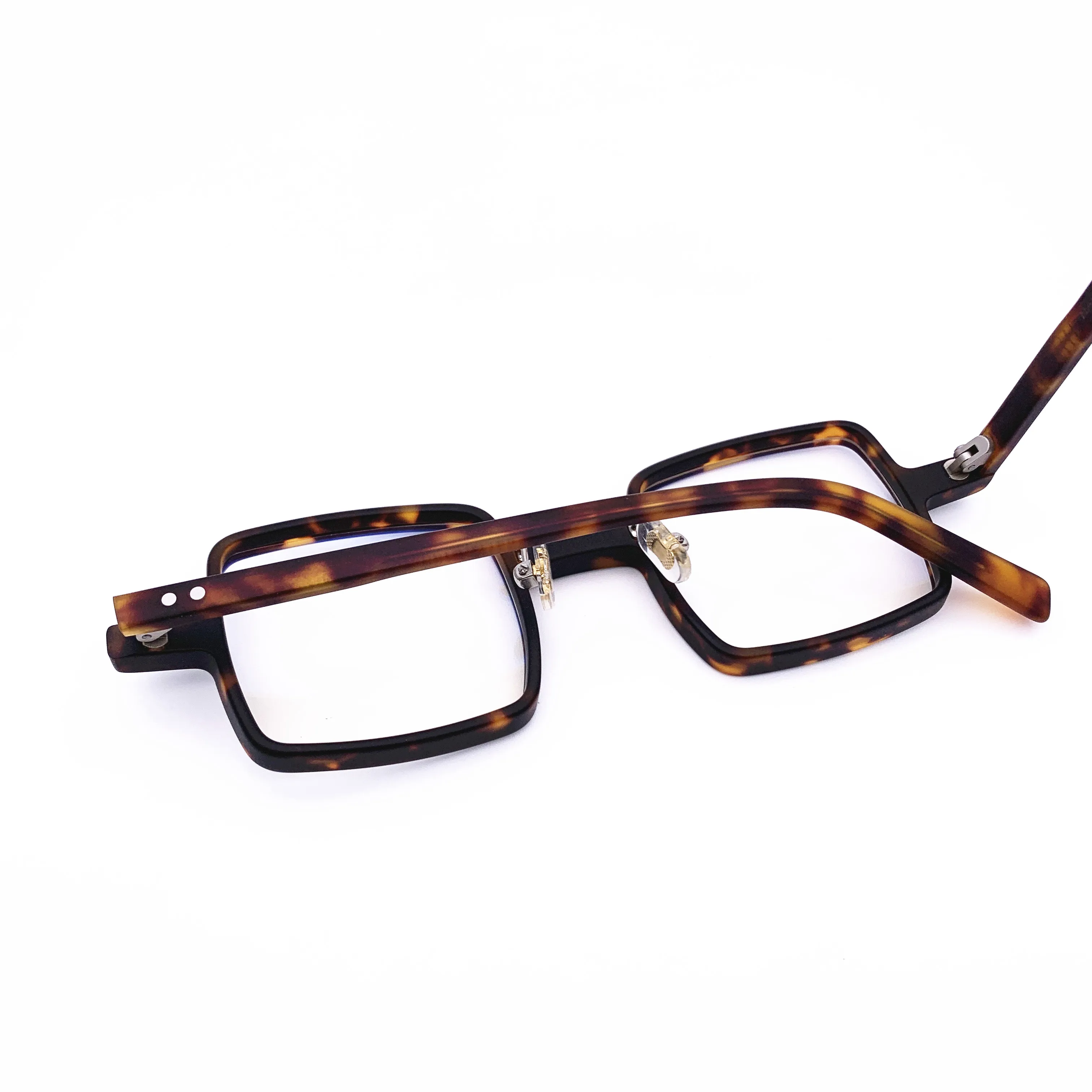 Belight Optical Fancy Design Acetate Square Shape  Men Women Vintage Retro Prescription Eyeglasses  Frame Eyewear HP242
