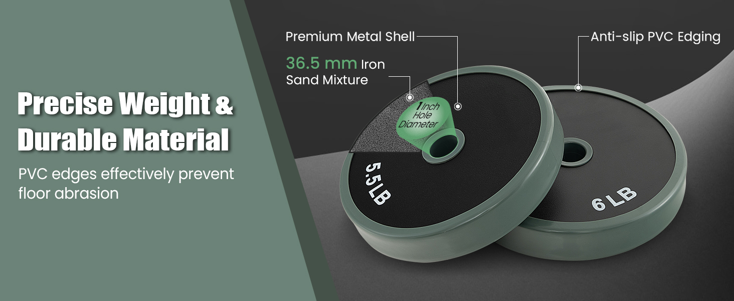 Precise Weight & Durable Material