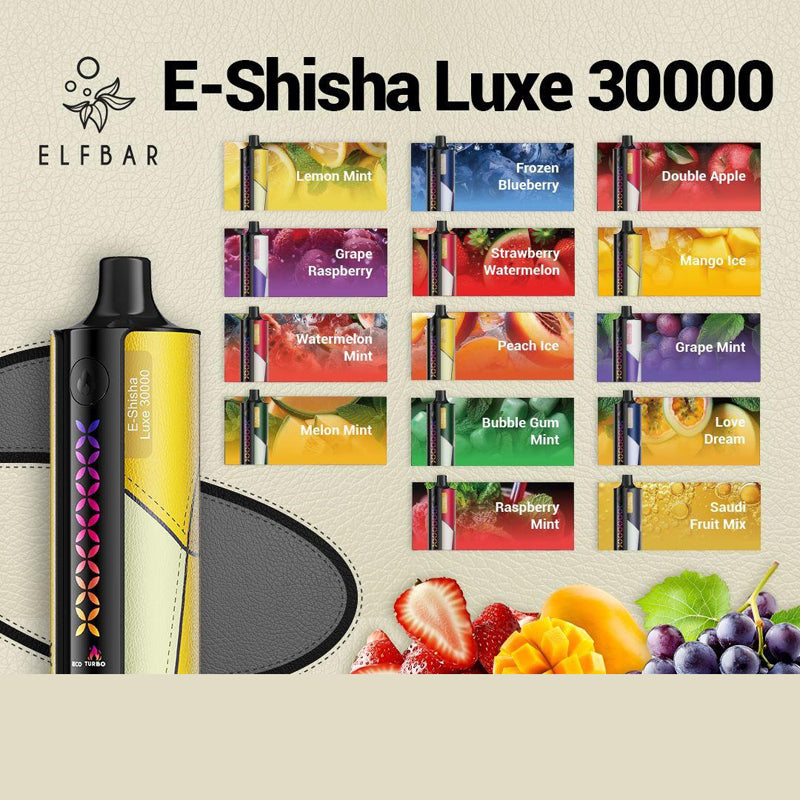  ELFBAR E-Shisha Luxe 30000 Puffs Disposable Vape Wholesalevpae005 vapeing vape