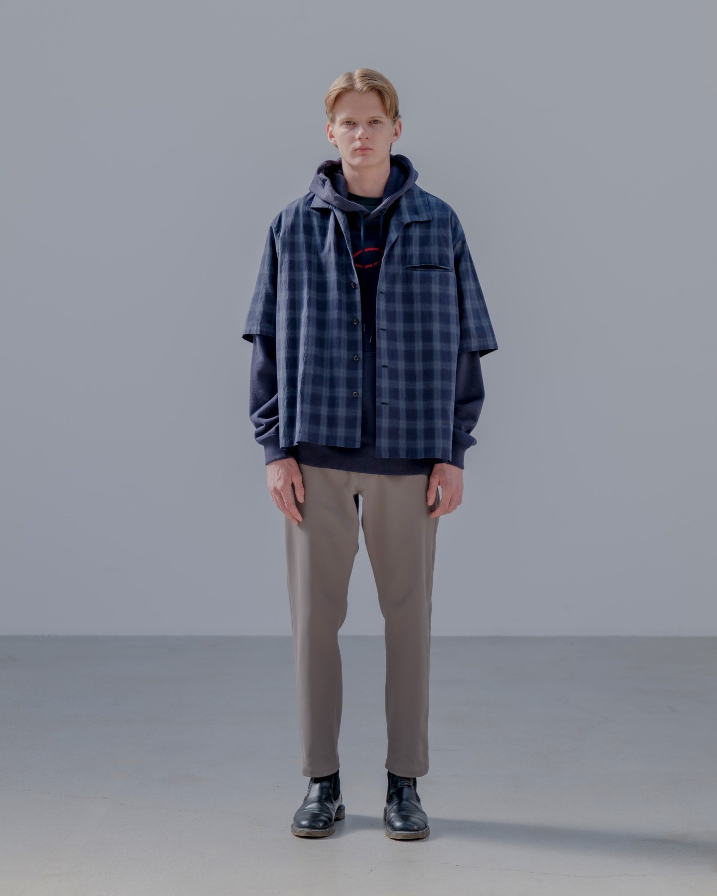 uniform experiment 25S/S S/S ITALIAN COLLAR SHIRT  UE-250025 