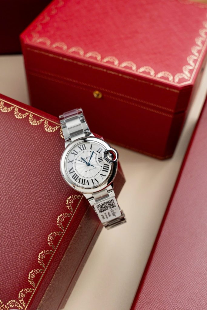 Đồng Hồ Cartier Ballon Bleu W6920046 Replica 11 Mặt Trắng Dây Kim Loại Nhà Máy AF 36mm (2)