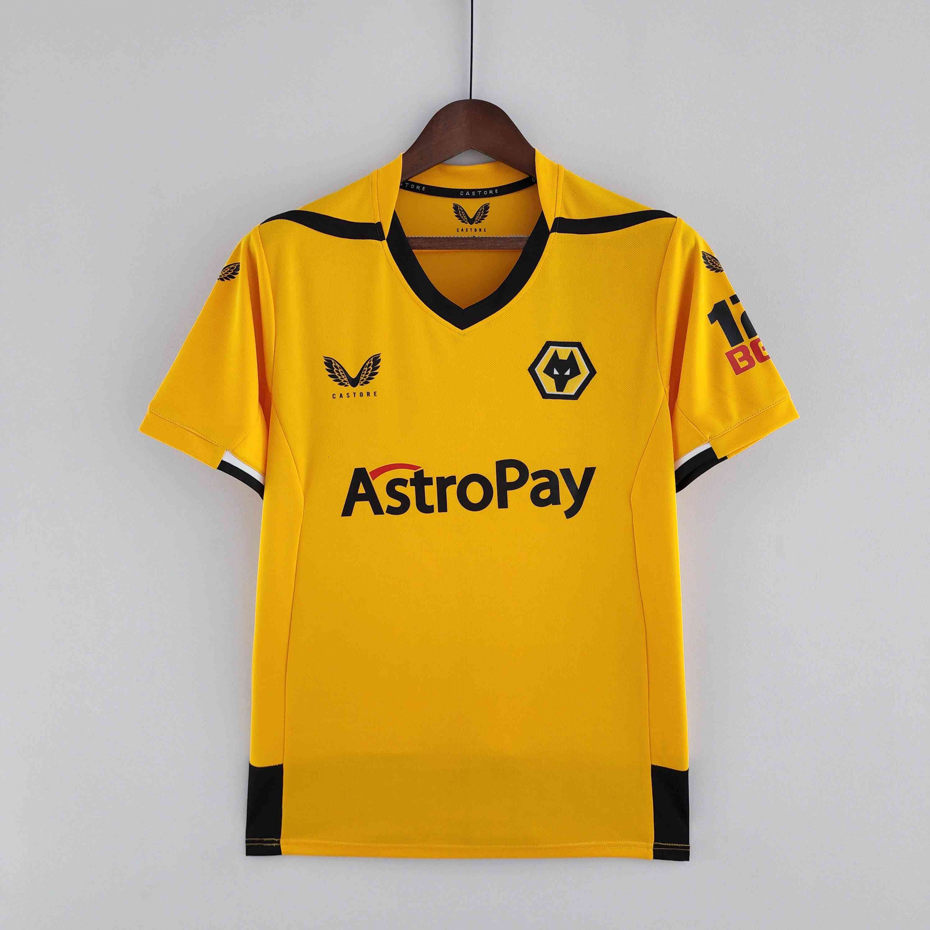 2022/2023 Wolverhampton Wanderers Home Football Shirt-mysite Custom Football Kit- Nextkits