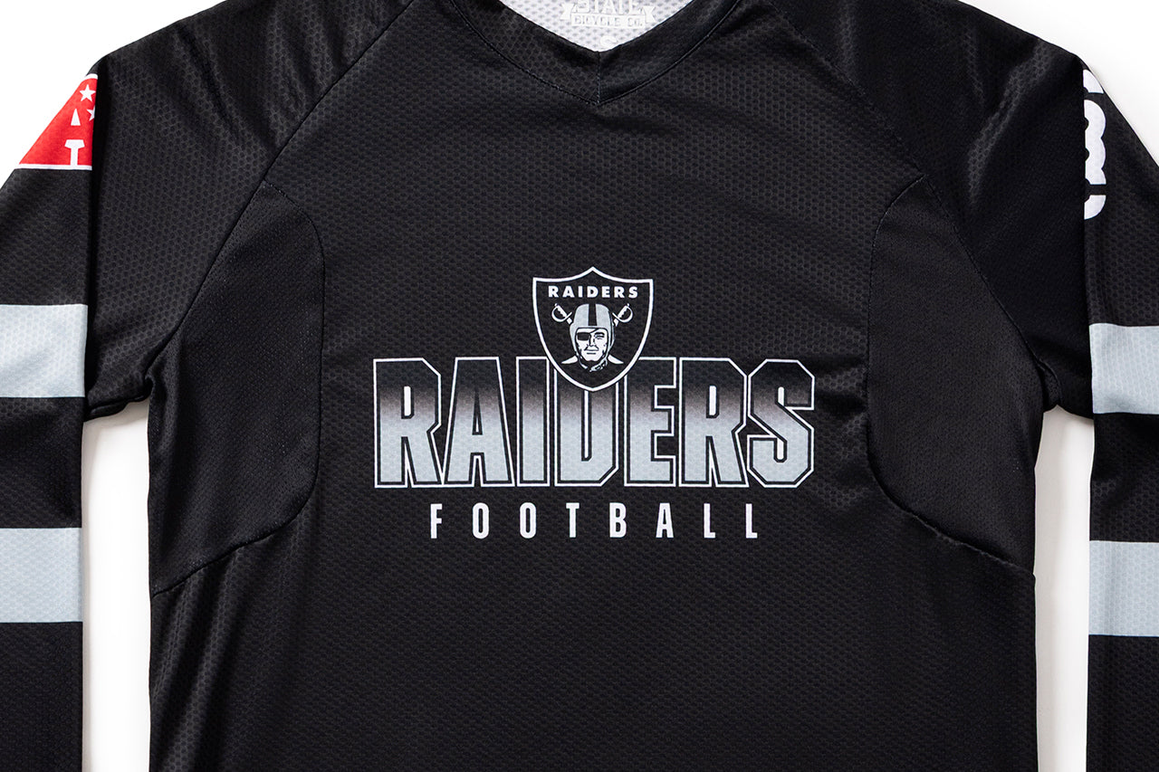 State Bicycle Co. | NFL Collection – Long-Sleeve MTB Jersey – Las Vegas Raiders、mySite、bearsvspackers