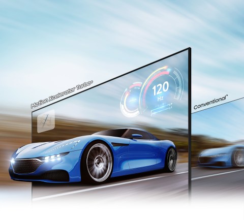 Exceptional motion enhancements in 4K 120Hz - Motion Xcelerator Turbo+