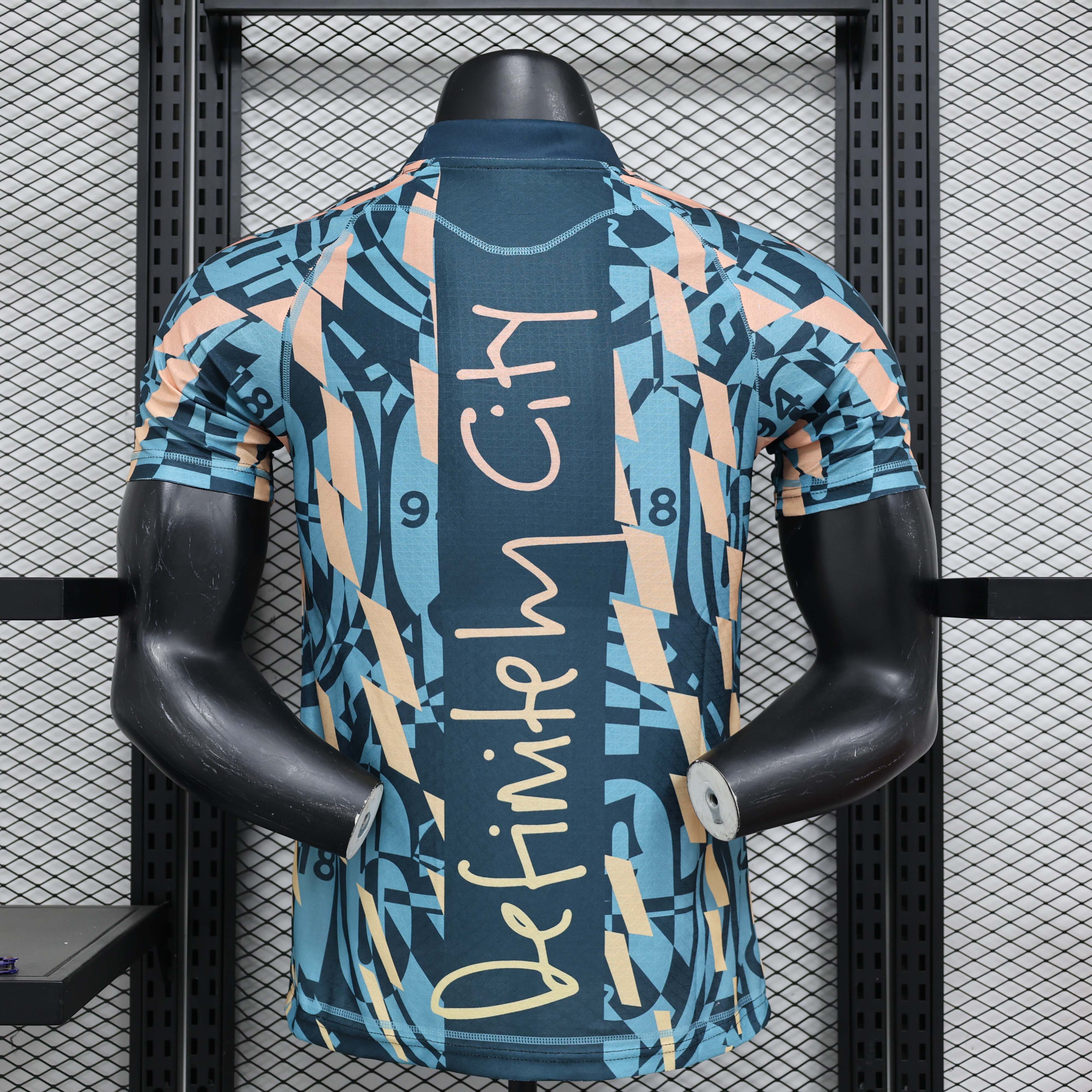 2024/2025 Player Version Manchester City Blue Football Shirt 1:1 Thai Quality:football jersey mysite: unitedjerseyfootball 邓江浪:football