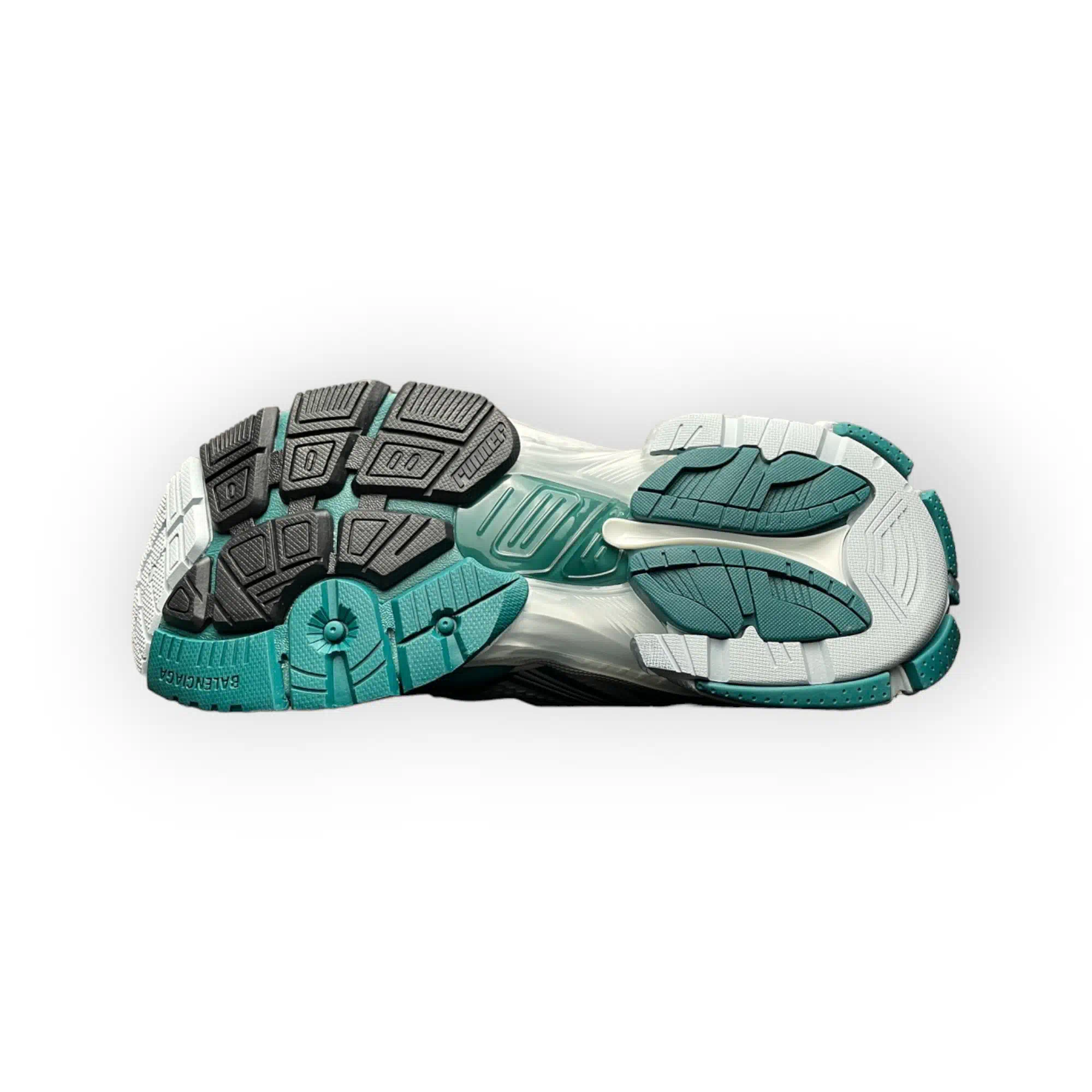 Balenciaga Runner Sneaker in White Green Blue、mysite、Cacoeks